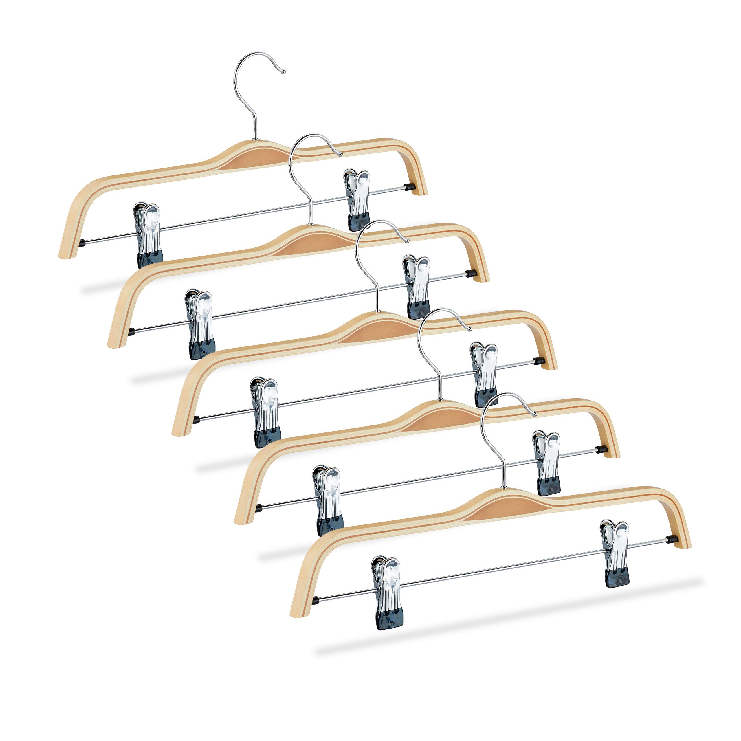 relaxdays-hosenb-gel-holz-5er-set-37-cm-mit-clips-360 image 1