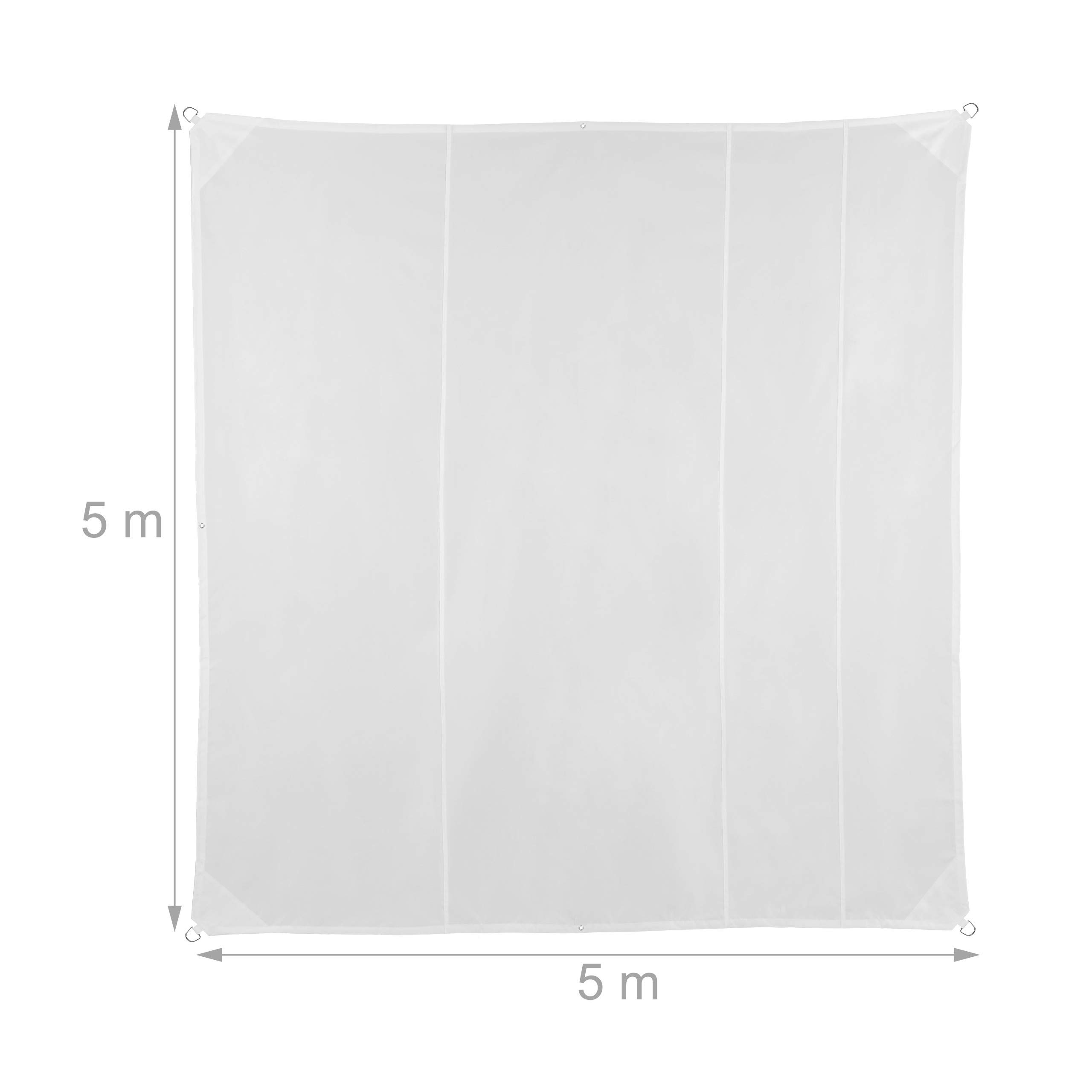 relaxdays-sonnensegel-quadratisch-5-x-5-m-wasserabweisend-uv-schutz-wei image 4