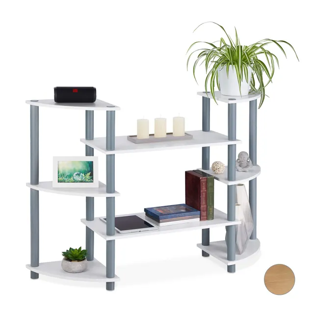 relaxdays-wohnzimmer-regal-8-ablagen-tv-regal-75-5-x-106-5-x-30-cm-wei image 1