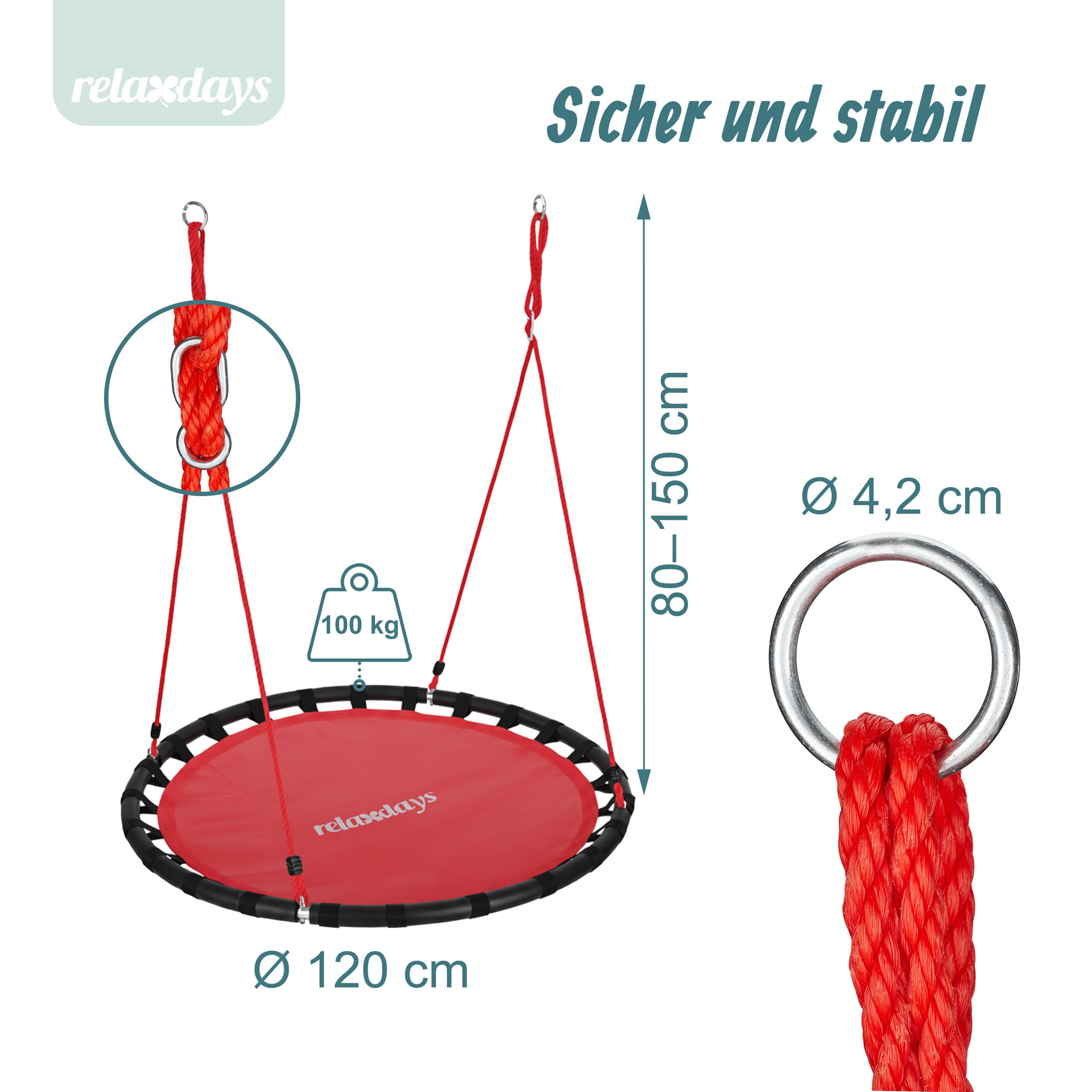 relaxdays-nestschaukel-rund-120-cm-h-ngeschaukel-f-r-kinder-erwachsene-bis-100-k image 4