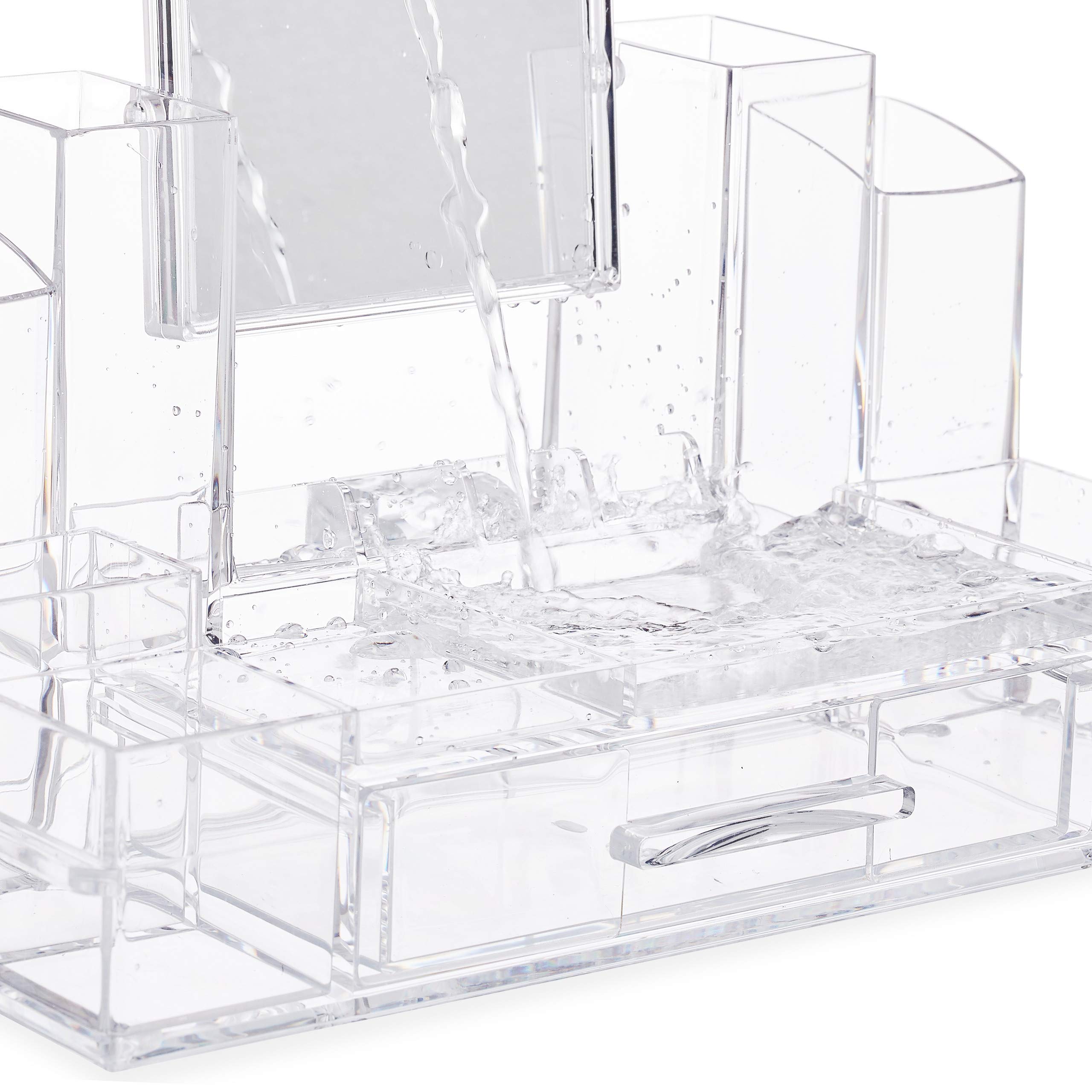 relaxdays-make-up-organizer-schublade-acrylbox-transparent-19-x-30-x-14-5-cm image 6