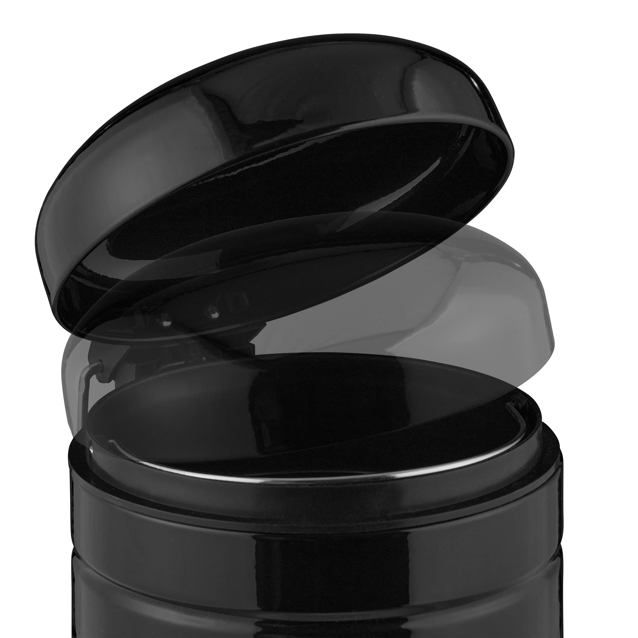 relaxdays-kosmetikeimer-3-liter-treteimer-schwarz-metall-mit-softclose image 7
