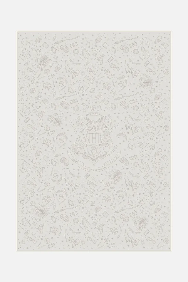 teppana-harry-potter-hogwarts-creme-teppich-waschbar image 1