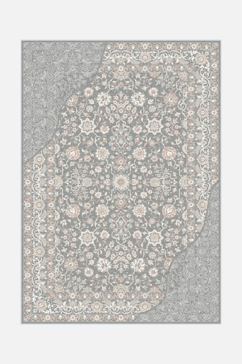 teppana-finja-hellgrau-teppich-modern-waschbar image 1