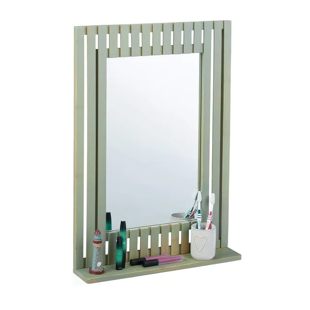 relaxdays-wandspiegel-bambus-rechteckig-70-x-50-x-10-5-cm-gr-n image 1