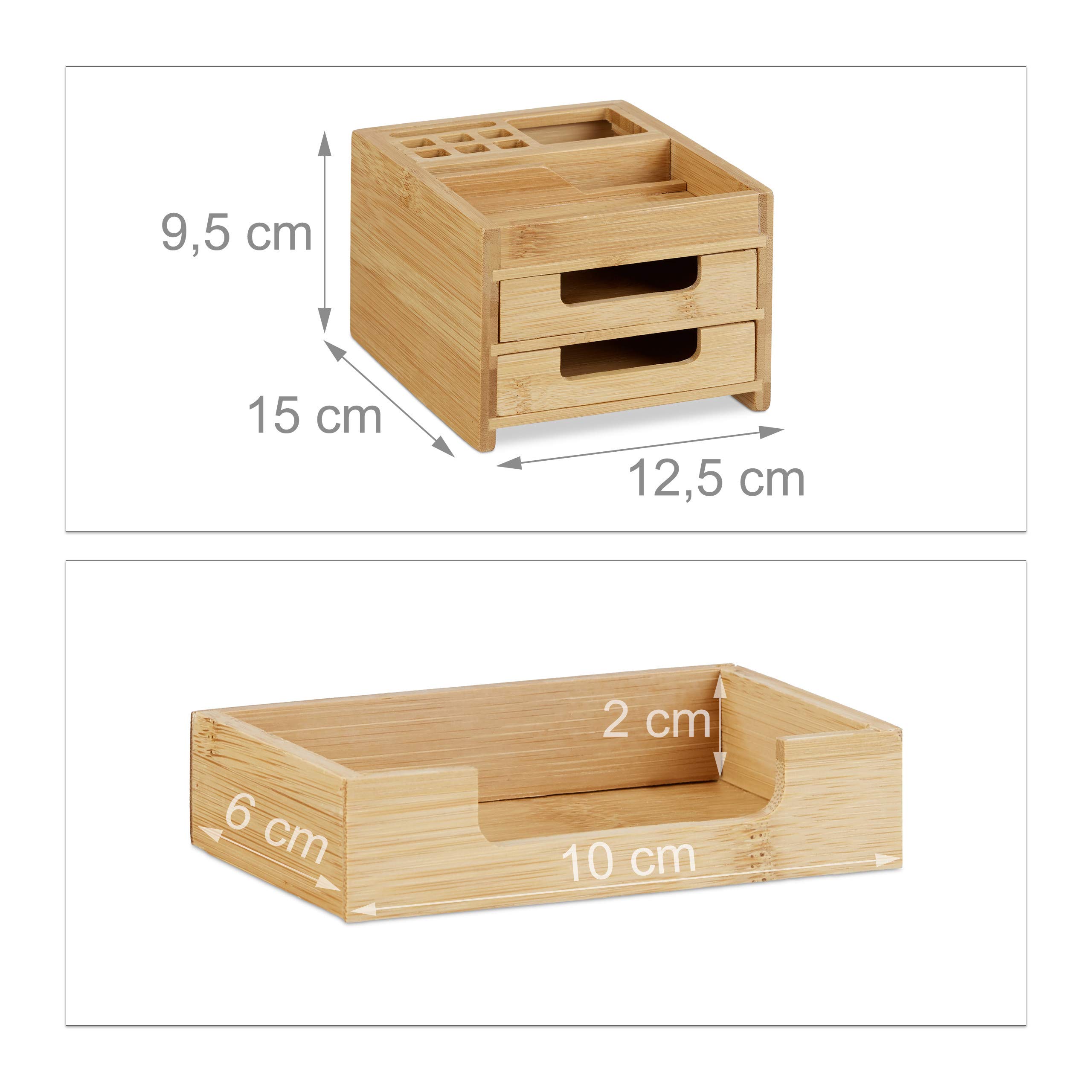 relaxdays-schreibtisch-organizer-bambus-mit-schubladen-9-5-x-12-5-x-15-cm-natur image 3