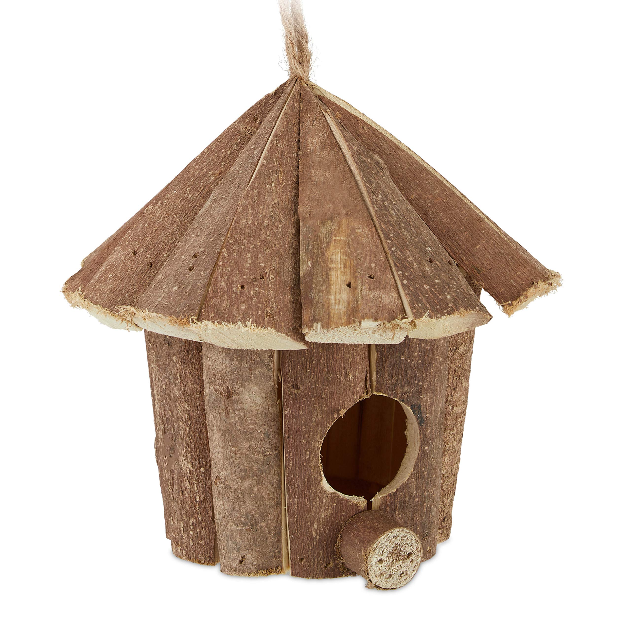 relaxdays-mini-vogelhaus-deko-zum-aufh-ngen-aus-holz-16x16x16-cm-natur image 1