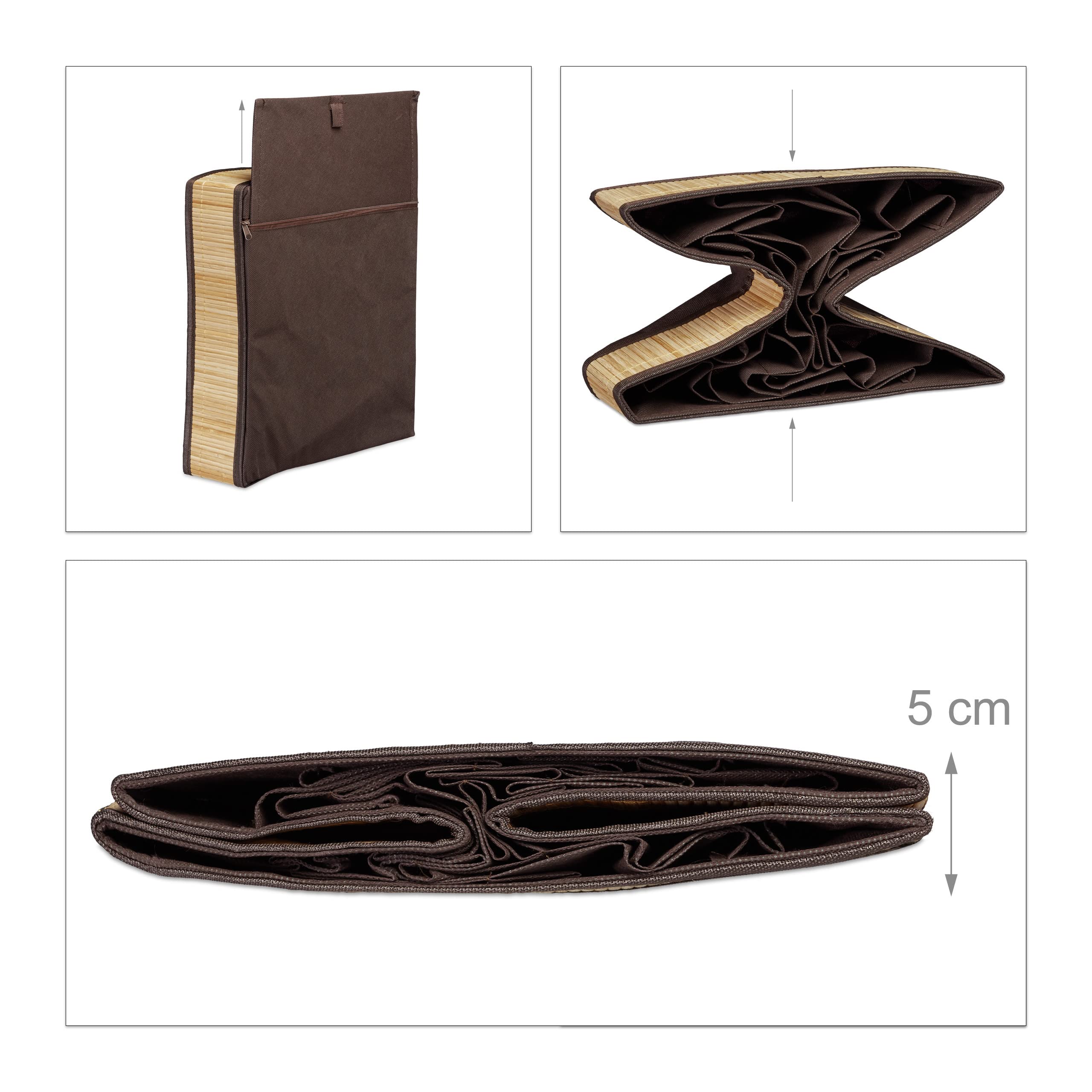 relaxdays-schubladenorganizer-bambus-look-krawattenbox-24-f-cher-natur image 5
