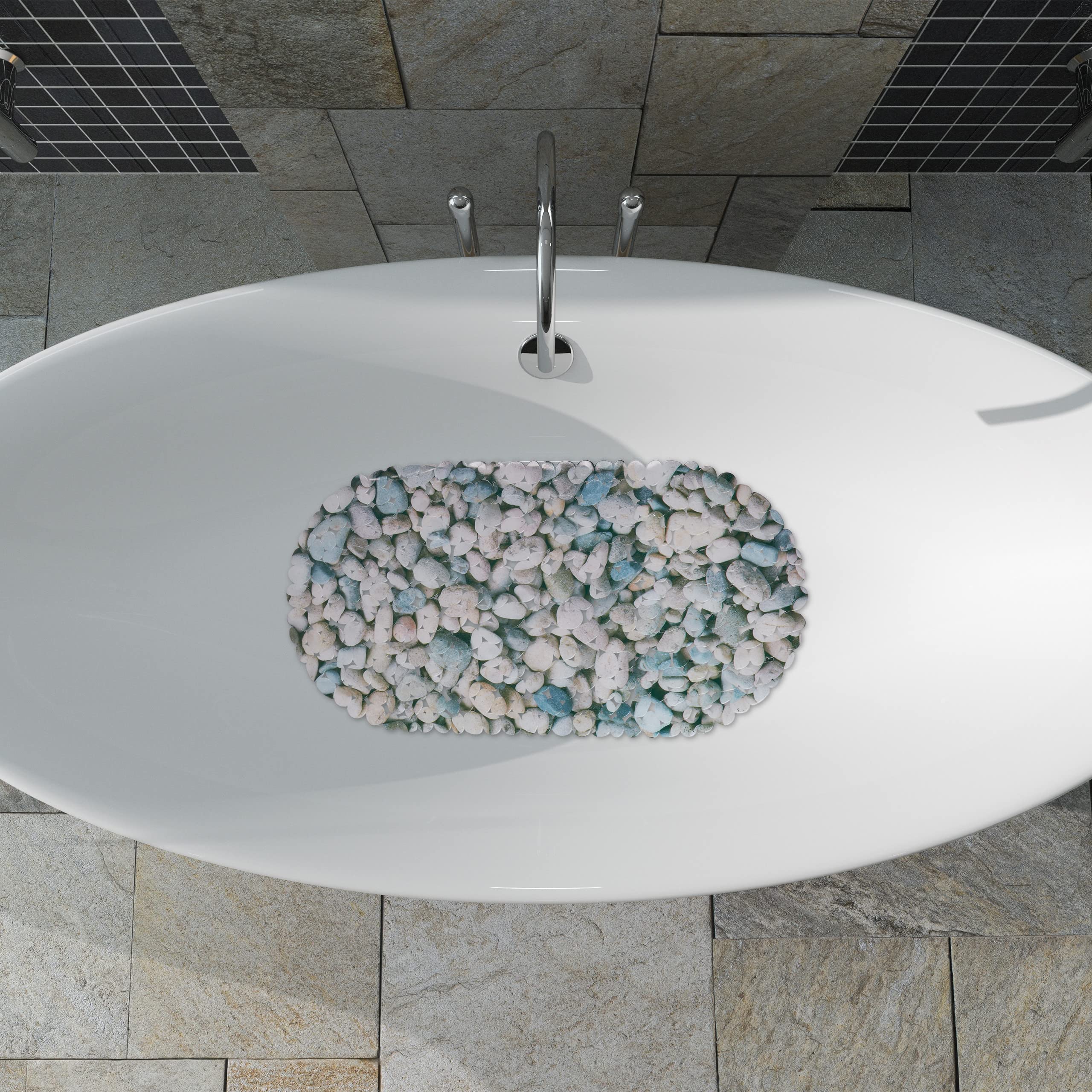 relaxdays-badewannenmatte-steinoptik-natur-36x68-cm image 2