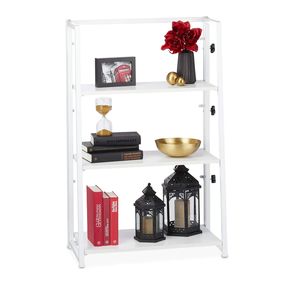 relaxdays-klappregal-3-ablagen-standregal-wei-101x64x34cm image 1