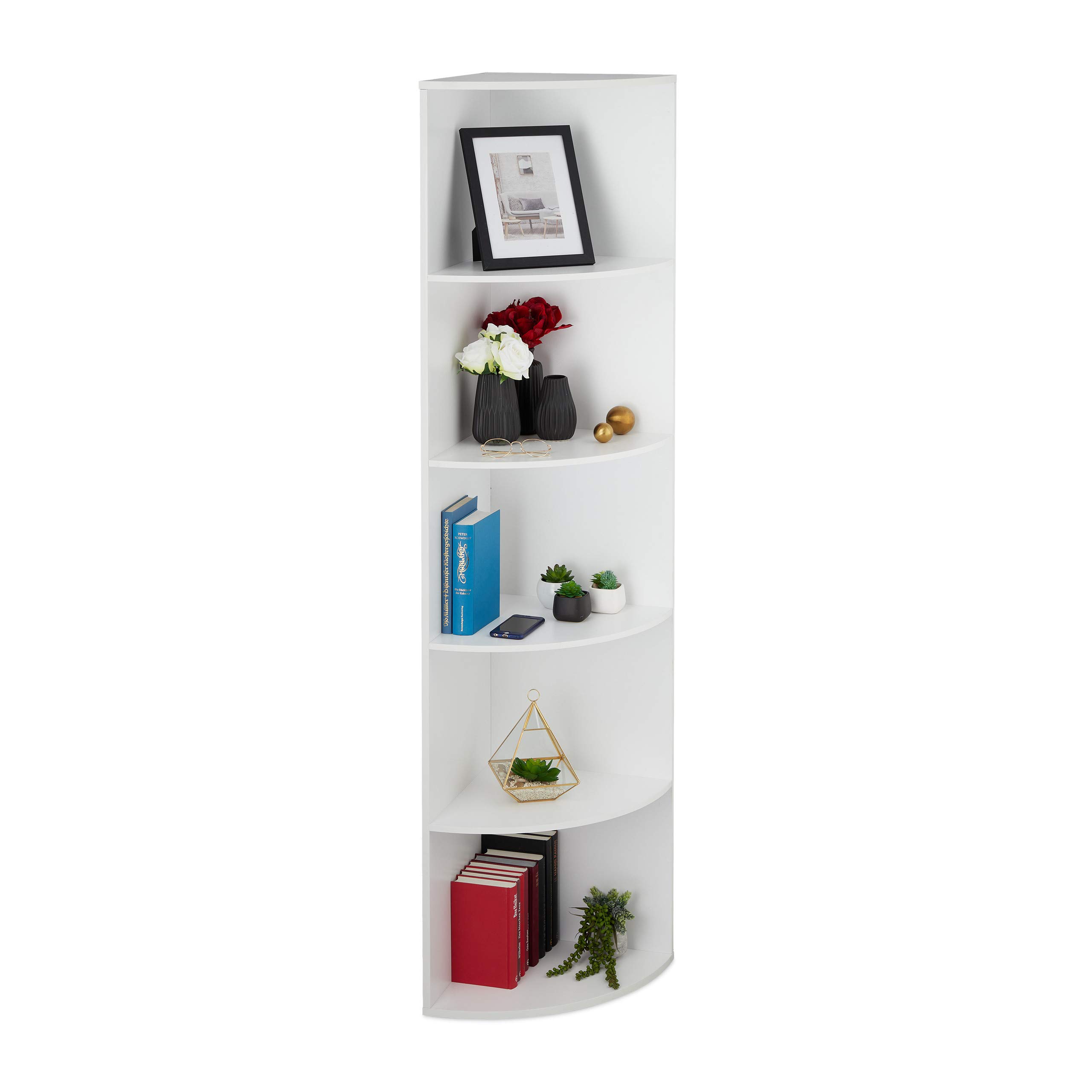 relaxdays-eckregal-mit-5-ablagen-180-x-57-x-40-cm-wei image 1
