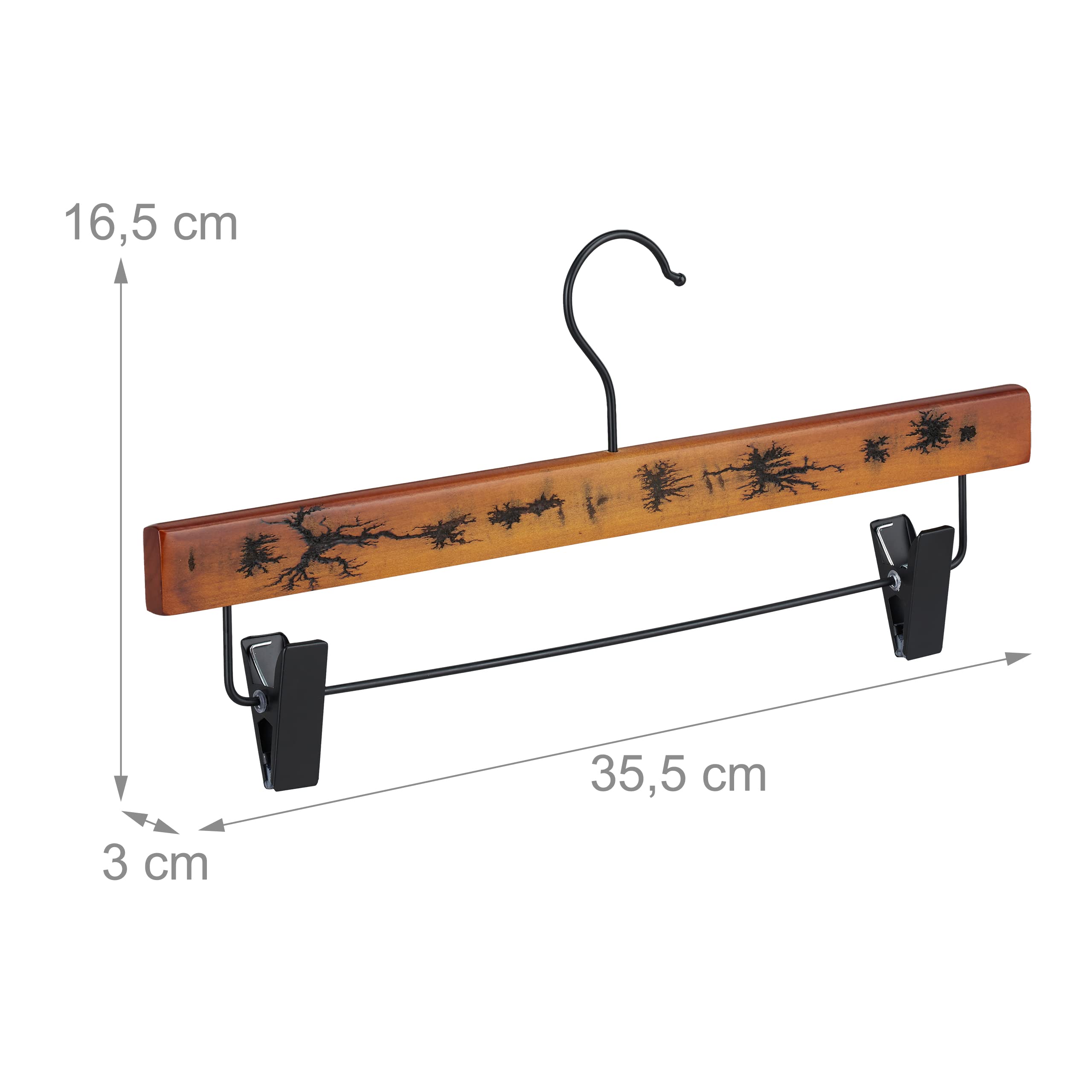 relaxdays-hosenb-gel-12er-set-clip-mit-klammern-holz-natur-schwarz image 4