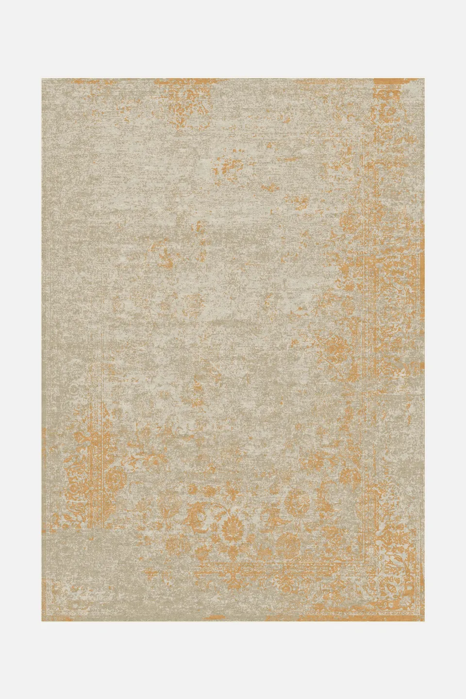 teppana-mio-sonne-teppich-gelb-orange-boho-waschbar image 1