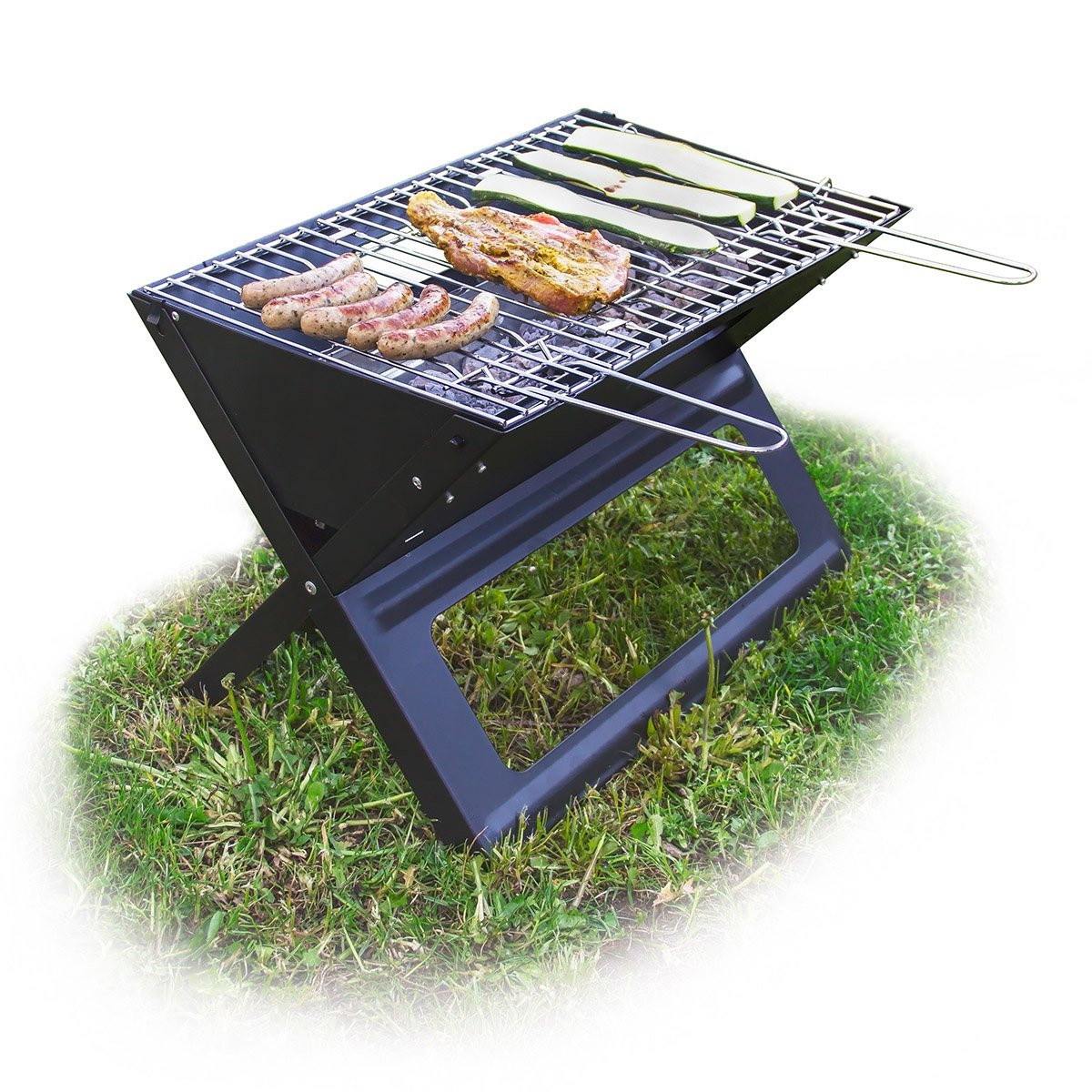 relaxdays-klappgrill-tragbar-mit-rost-und-kohleschale-30-5-x-30-x-45-5-cm-schwar image 2