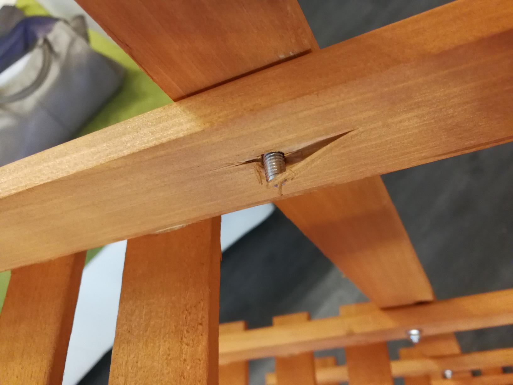 Schön, aber weiches Holz