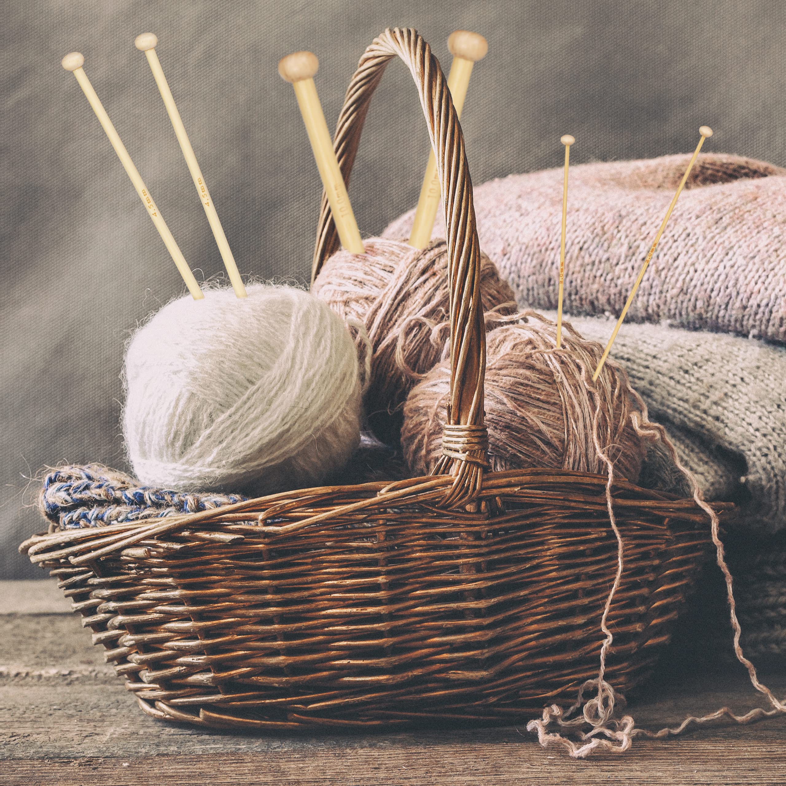 relaxdays-stricknadeln-set-36-teilig-bambus-natur-jackenstricknadeln-2-10-mm image 3
