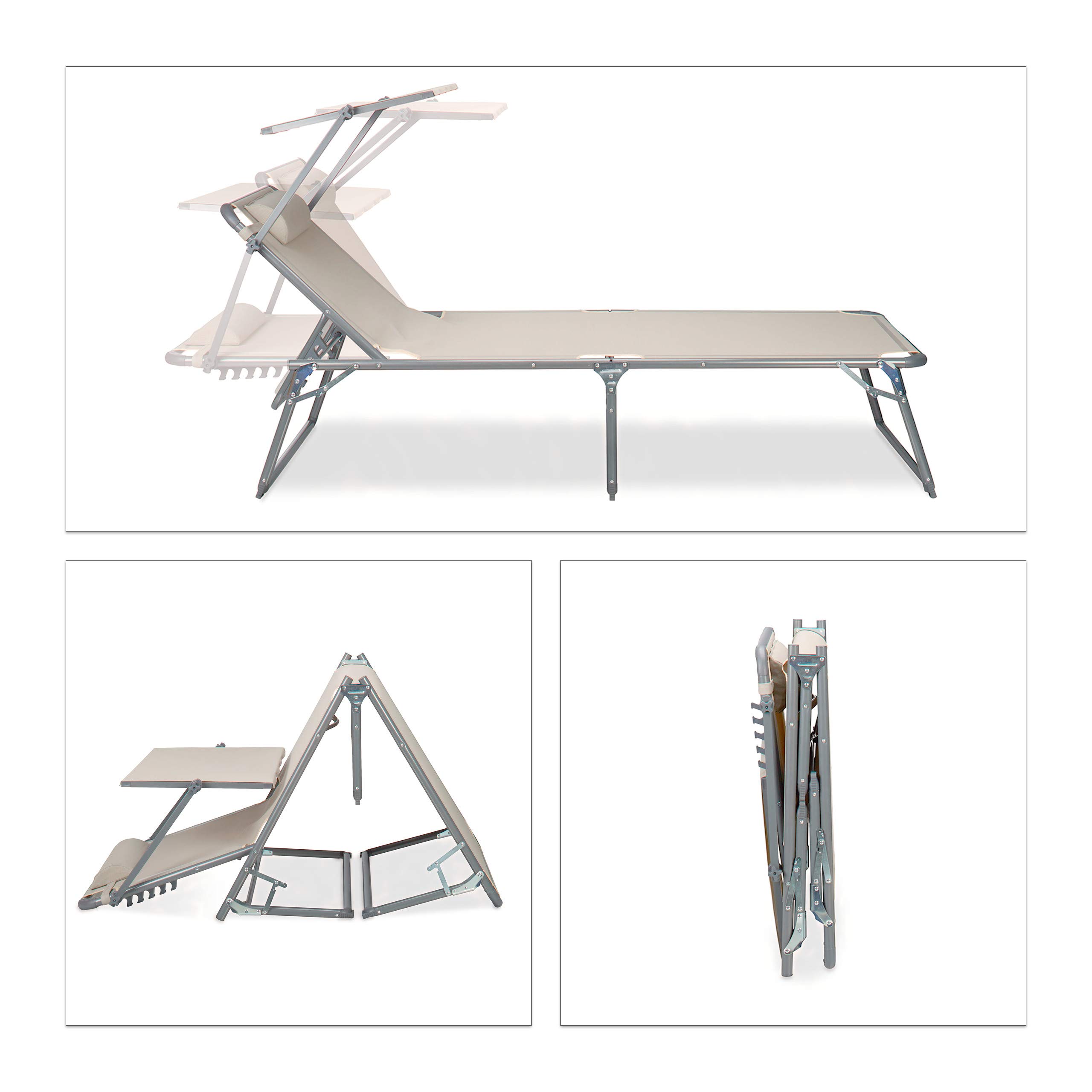 relaxdays-gartenliege-klappbar-mit-dach-37x70x200-cm-beige-textilene image 4