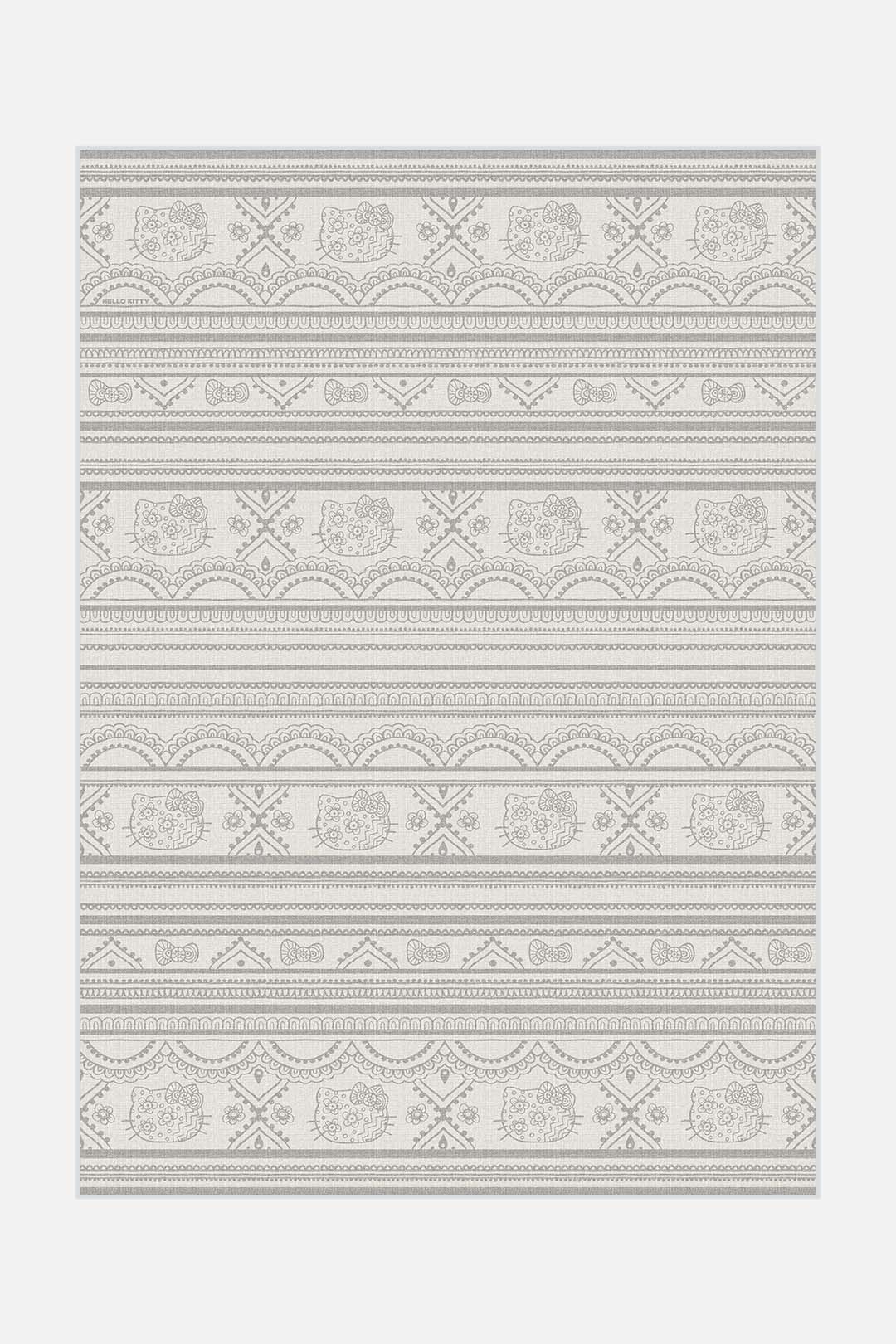 teppana-hello-kitty-ritual-creme-teppich-waschbarer-teppich image 1