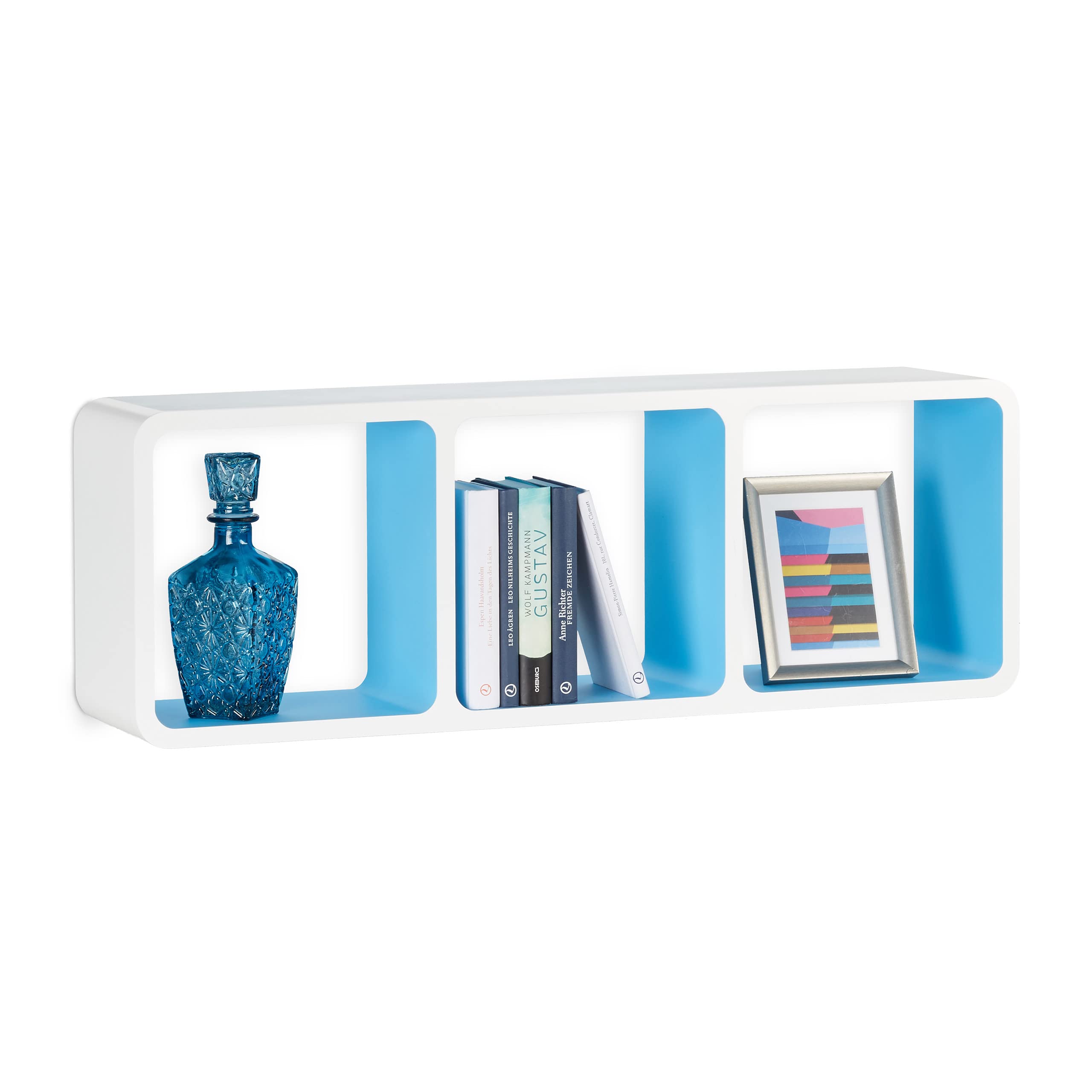 relaxdays-wandregal-mit-3-f-chern-cube-wei-blau-90x30-cm image 5