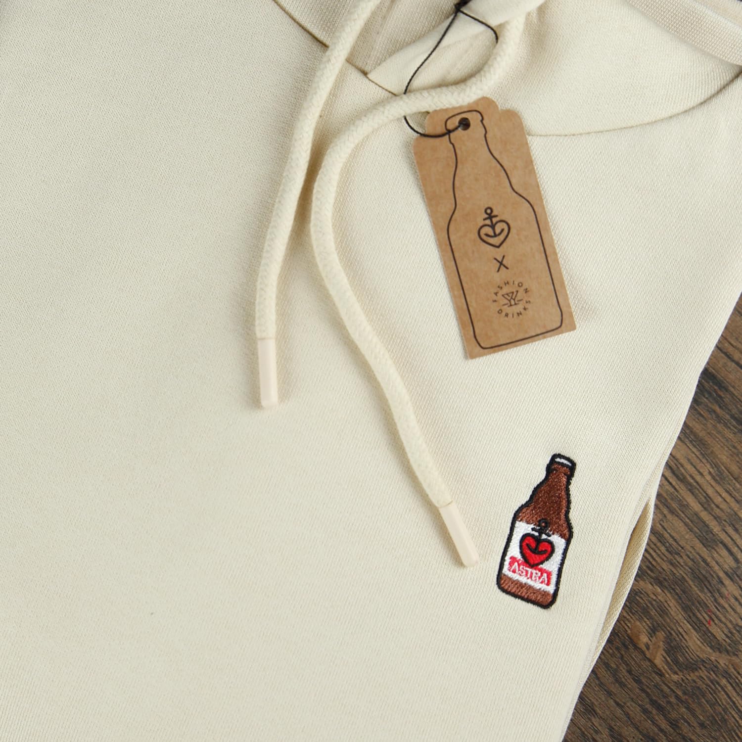 astra-x-fashion-drinks-hoodie-unisex-bio-baumwolle-sand image 7