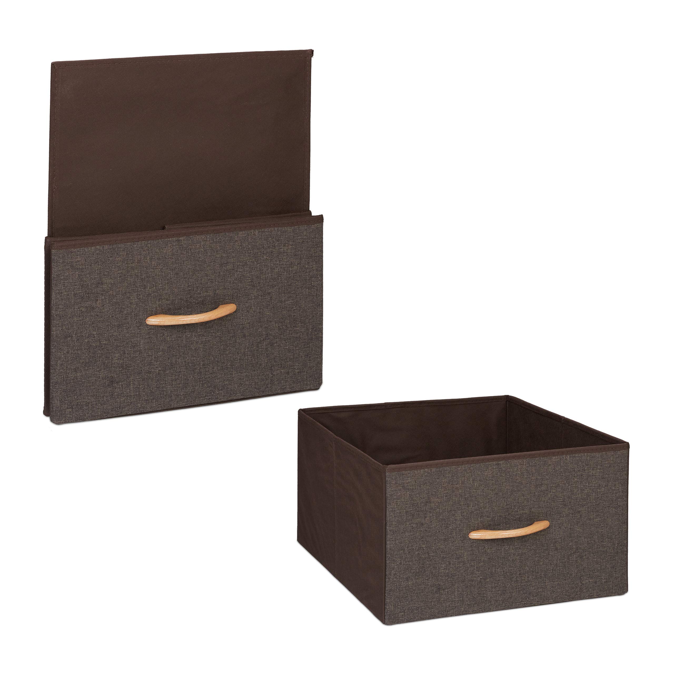 relaxdays-regalsystem-kleiderschrank-3-schubladen-kleiderstange-wei-braun image 8