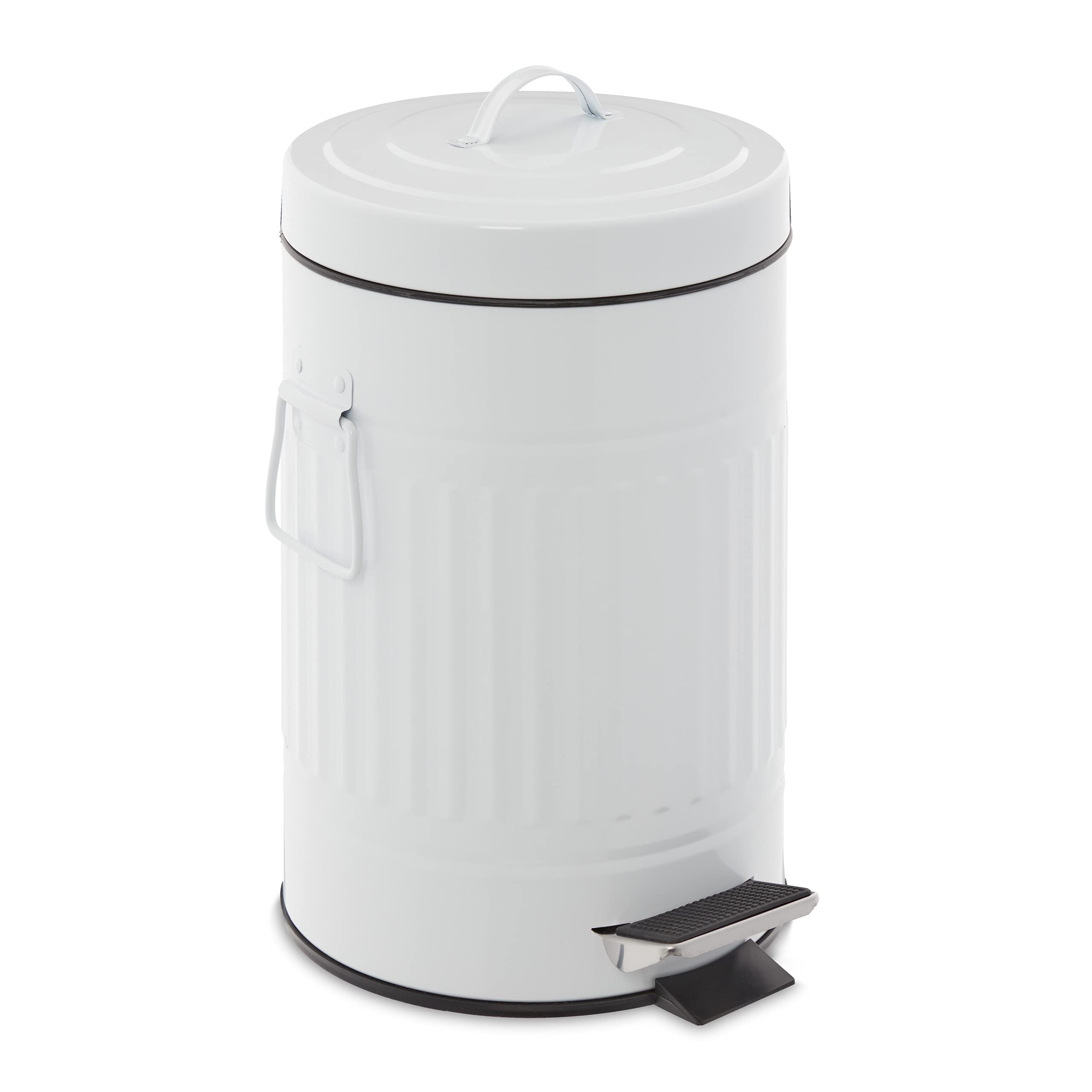 relaxdays-kosmetikeimer-5-liter-mit-absenkautomatik-treteimer-rund-mit-inneneime image 1