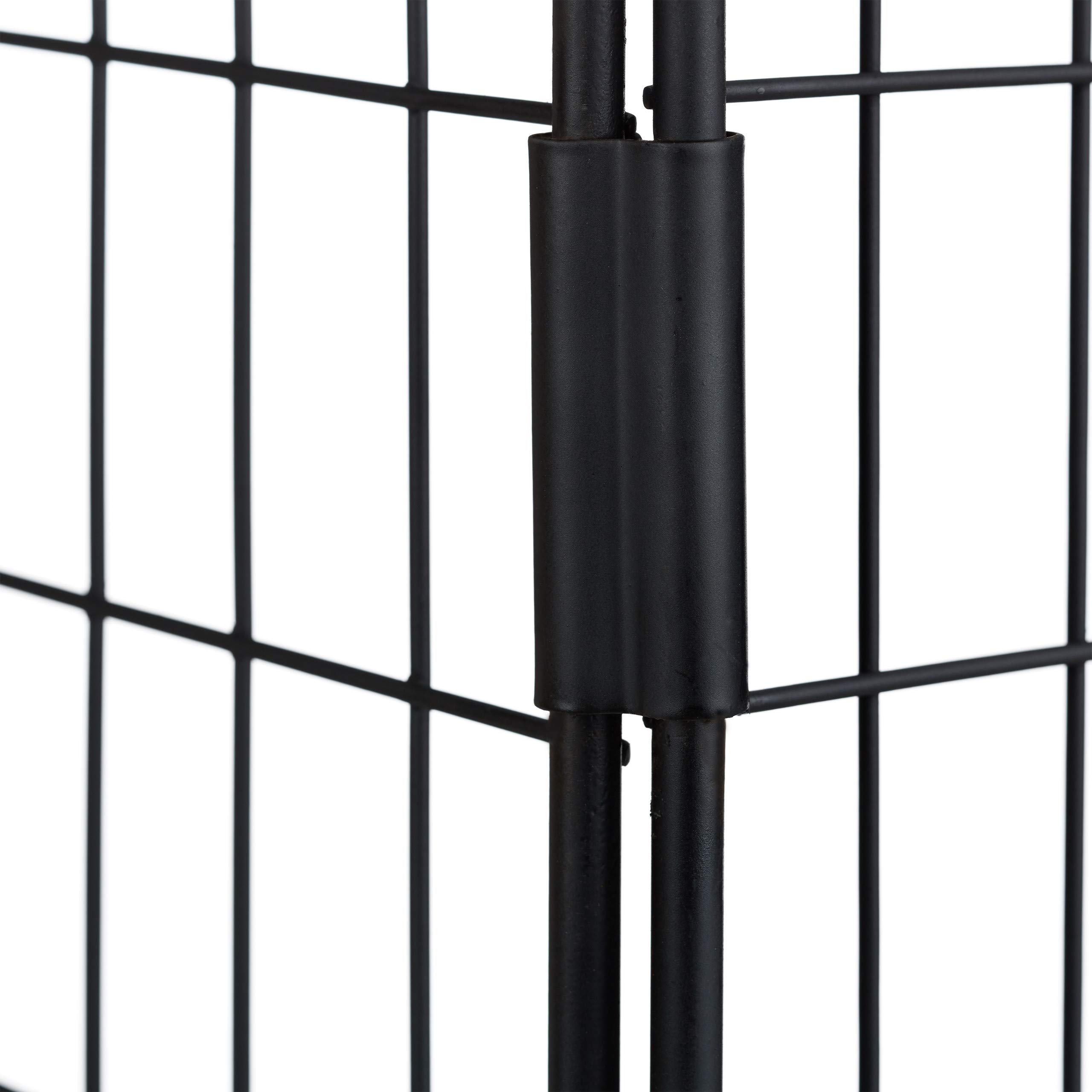 relaxdays-kaminschutzgitter-rund-metall-schwarz-absperrgitter-max-160-cm-breit image 8