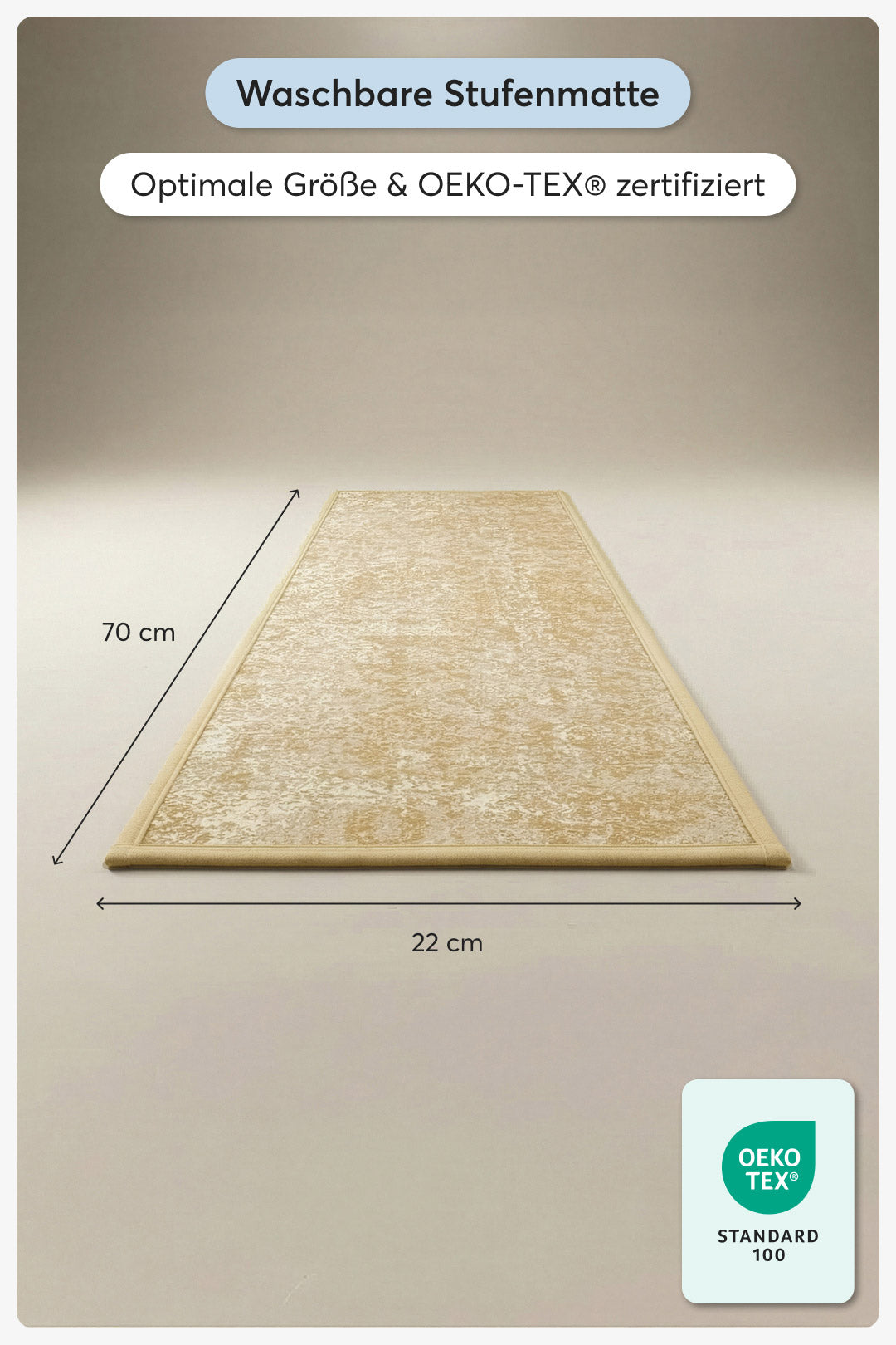 teppana-mara-beige-stufenmatte-waschbar-rutschfest image 3