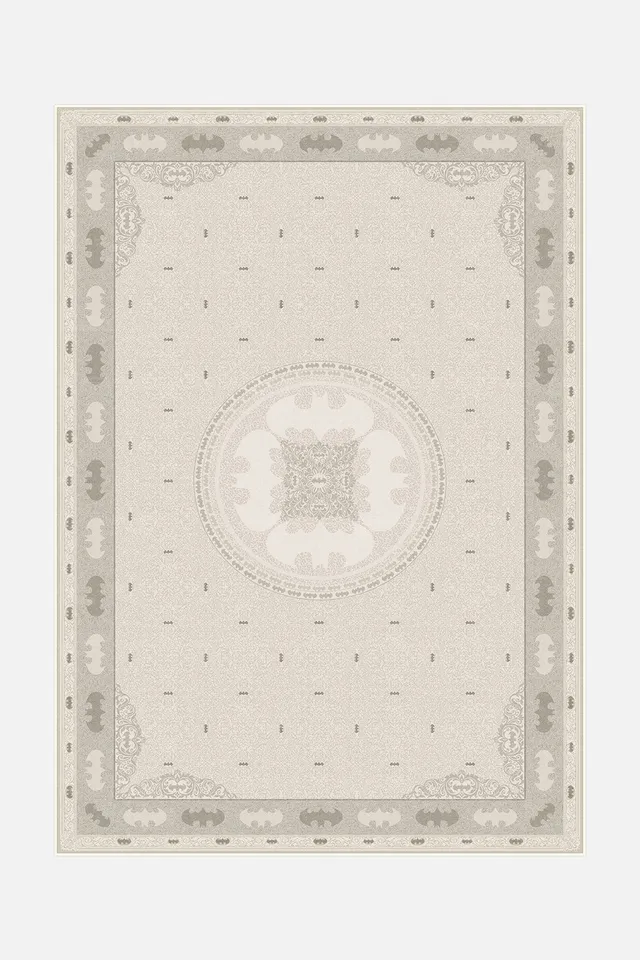 teppana-batman-klassik-beige-teppich-waschbarer-kinder-teppich image 1
