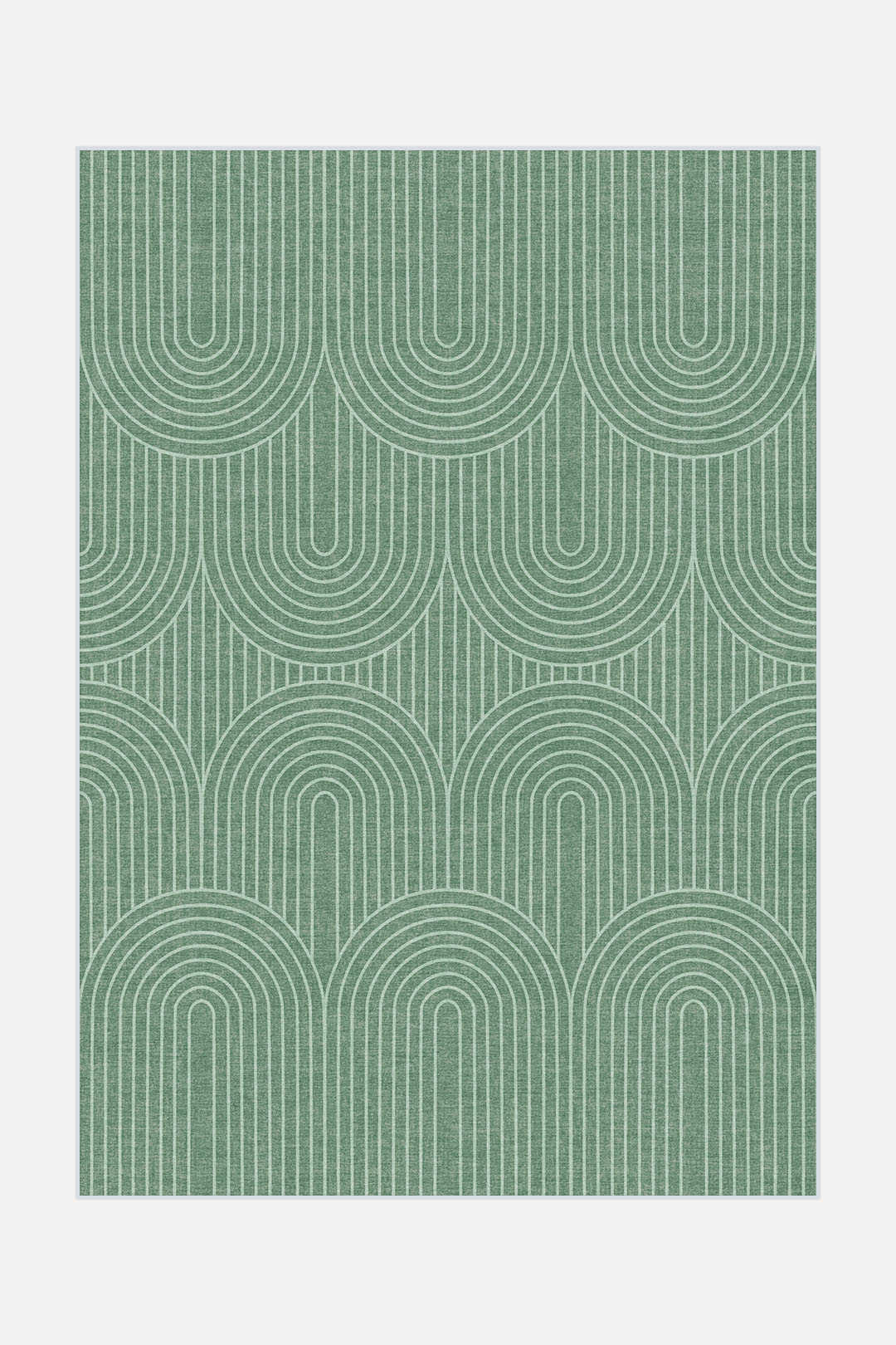 teppana-woge-gr-n-teppich-waschbar-geometrisch image 1
