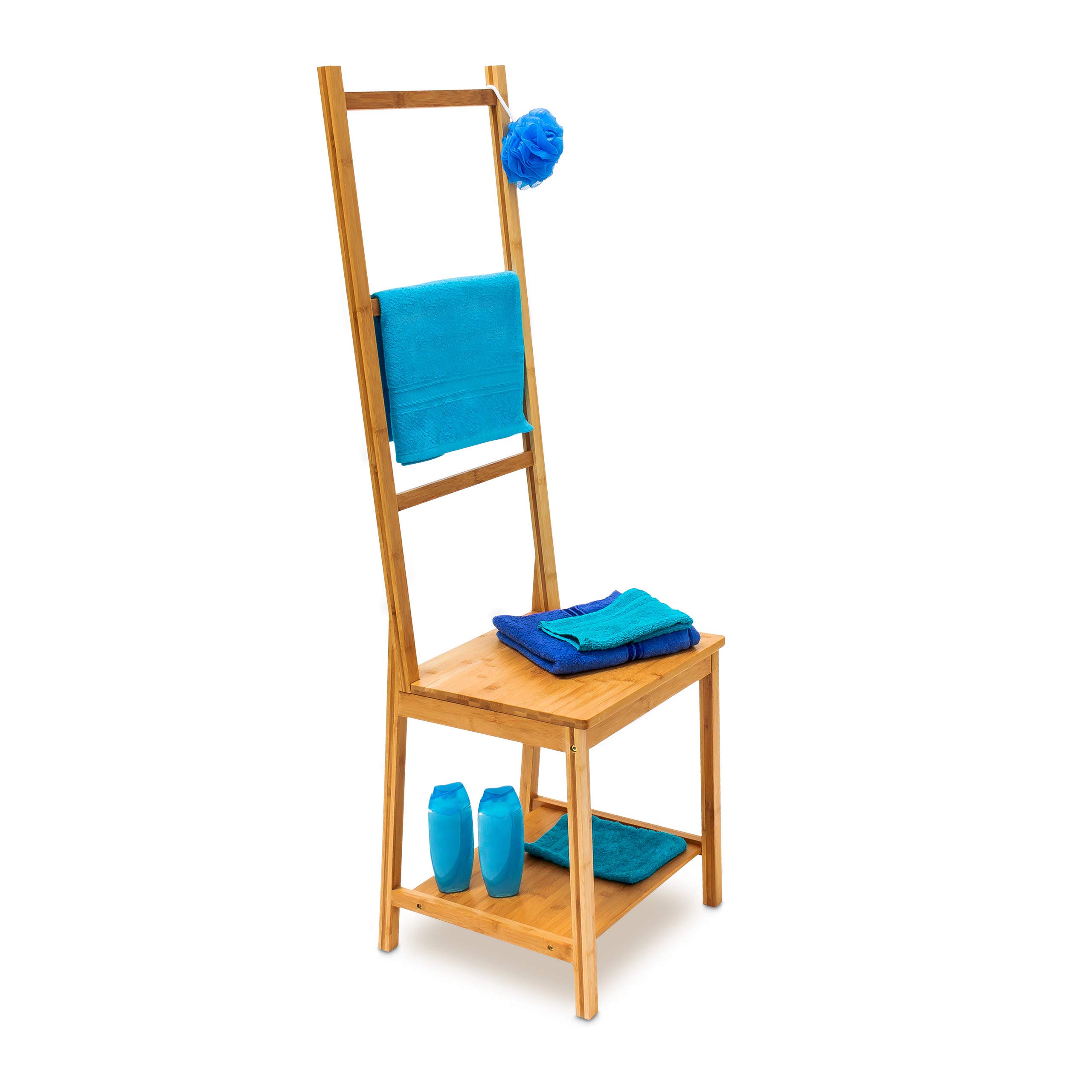 relaxdays-kleiderstuhl-bambus-herrendiener-133x40x42-cm-natur image 3