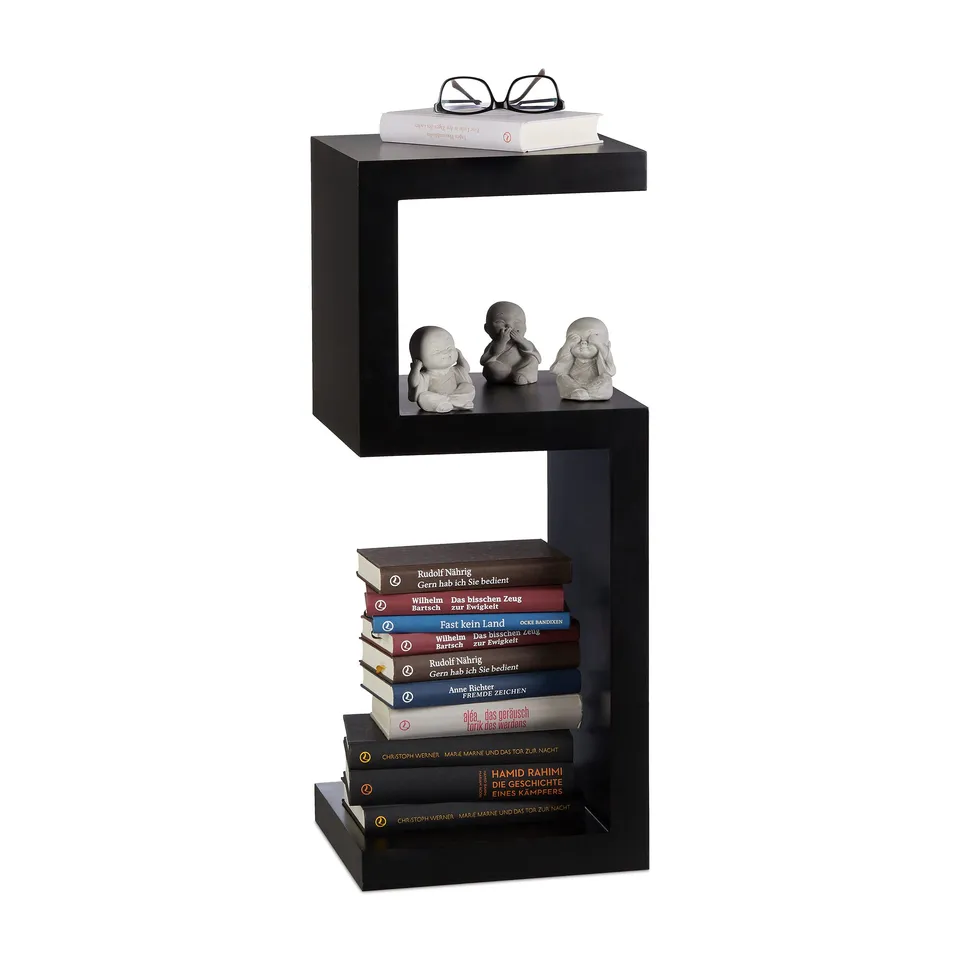 relaxdays-standregal-retro-s-form-3-etagig-75-x-30-x-30-cm-schwarz image 1