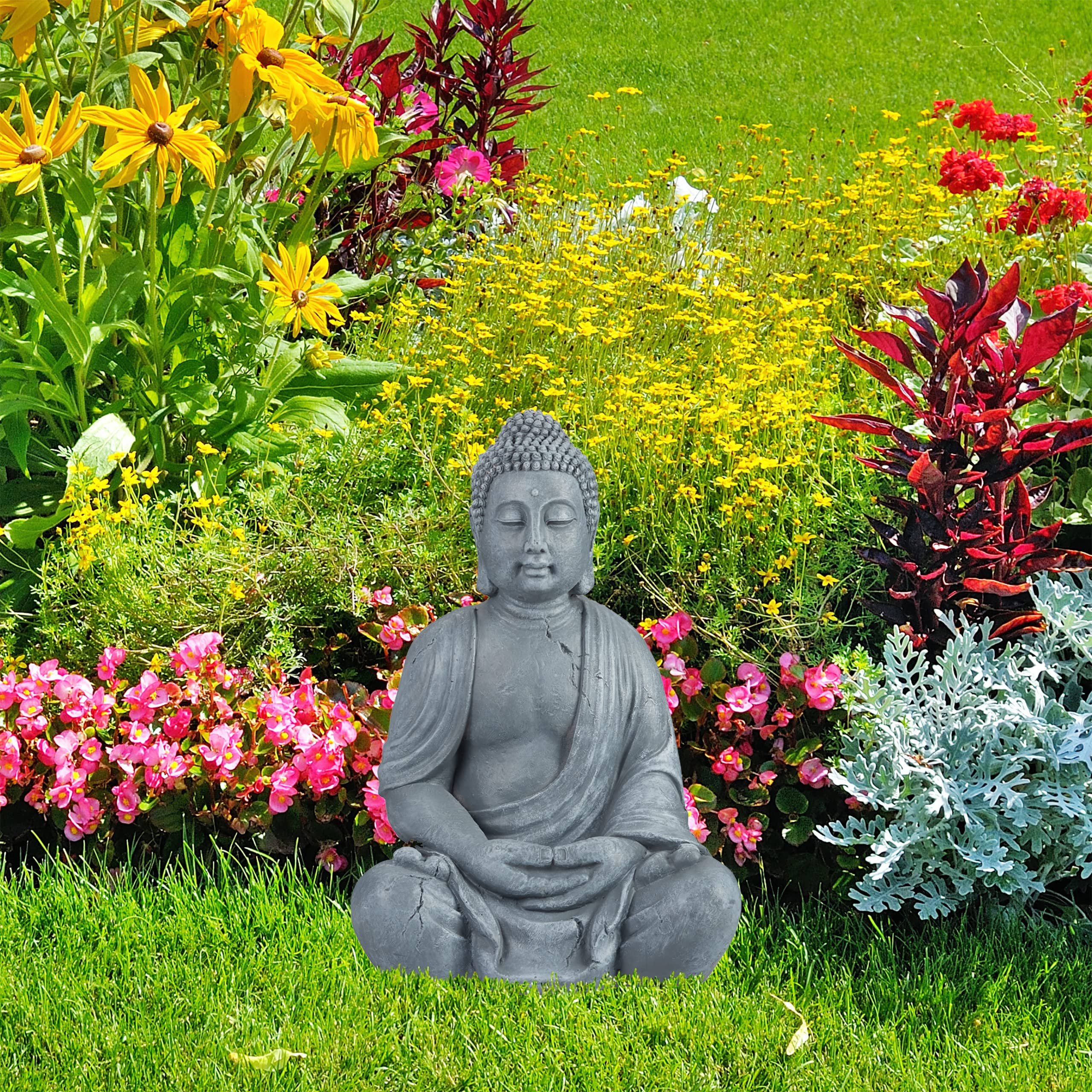 relaxdays-buddha-figur-sitzend-xl-70-cm-hellgrau image 3