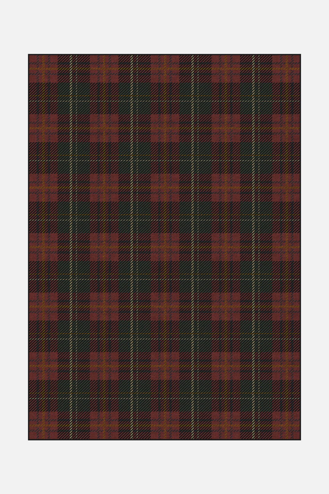 teppana-tartanmuster-kaminrot-teppich-waschbar image 1