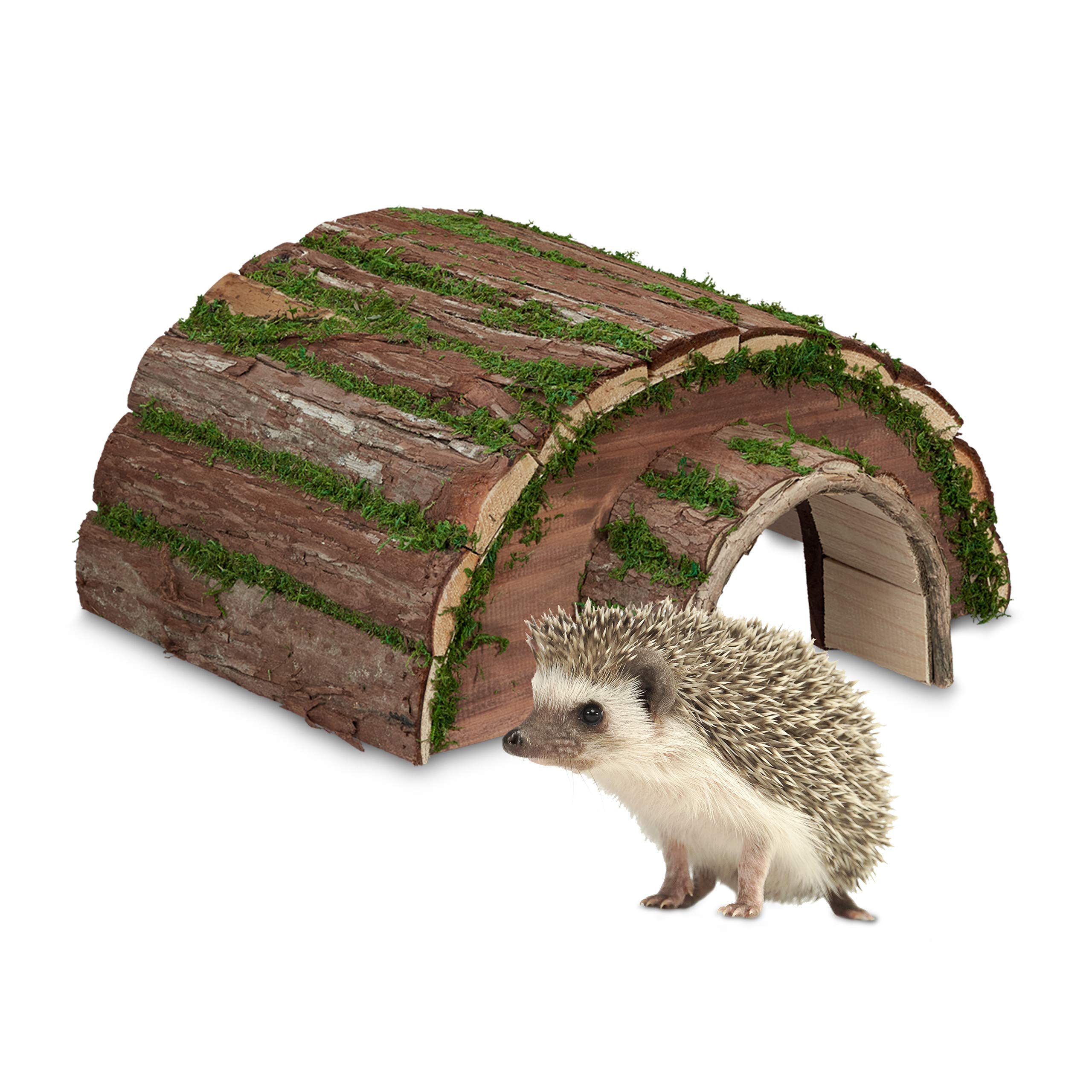 relaxdays-igelhaus-holz-40-x-42-cm-natur-igelhotel-wetterfest image 1