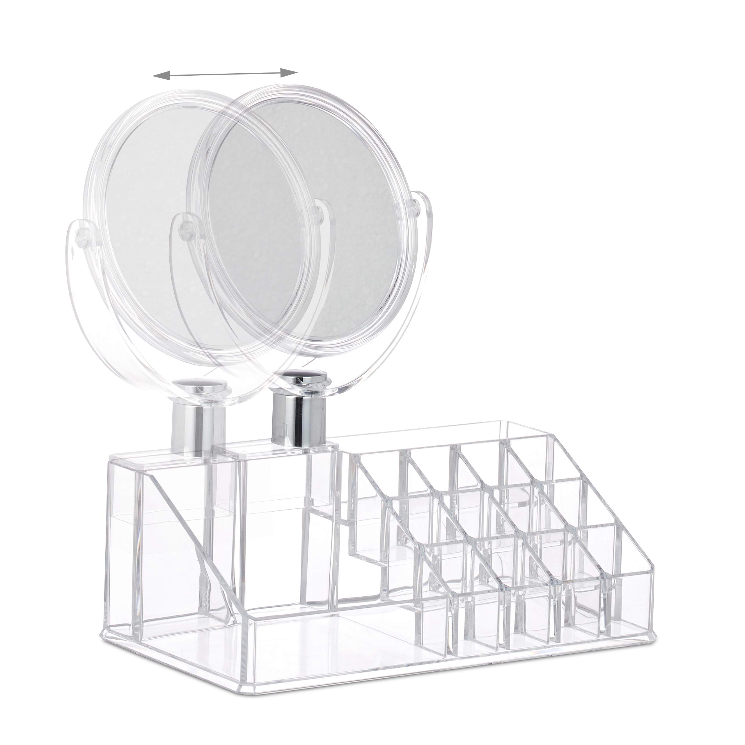 relaxdays-make-up-organizer-16-f-cher-mit-spiegel-transparent image 7