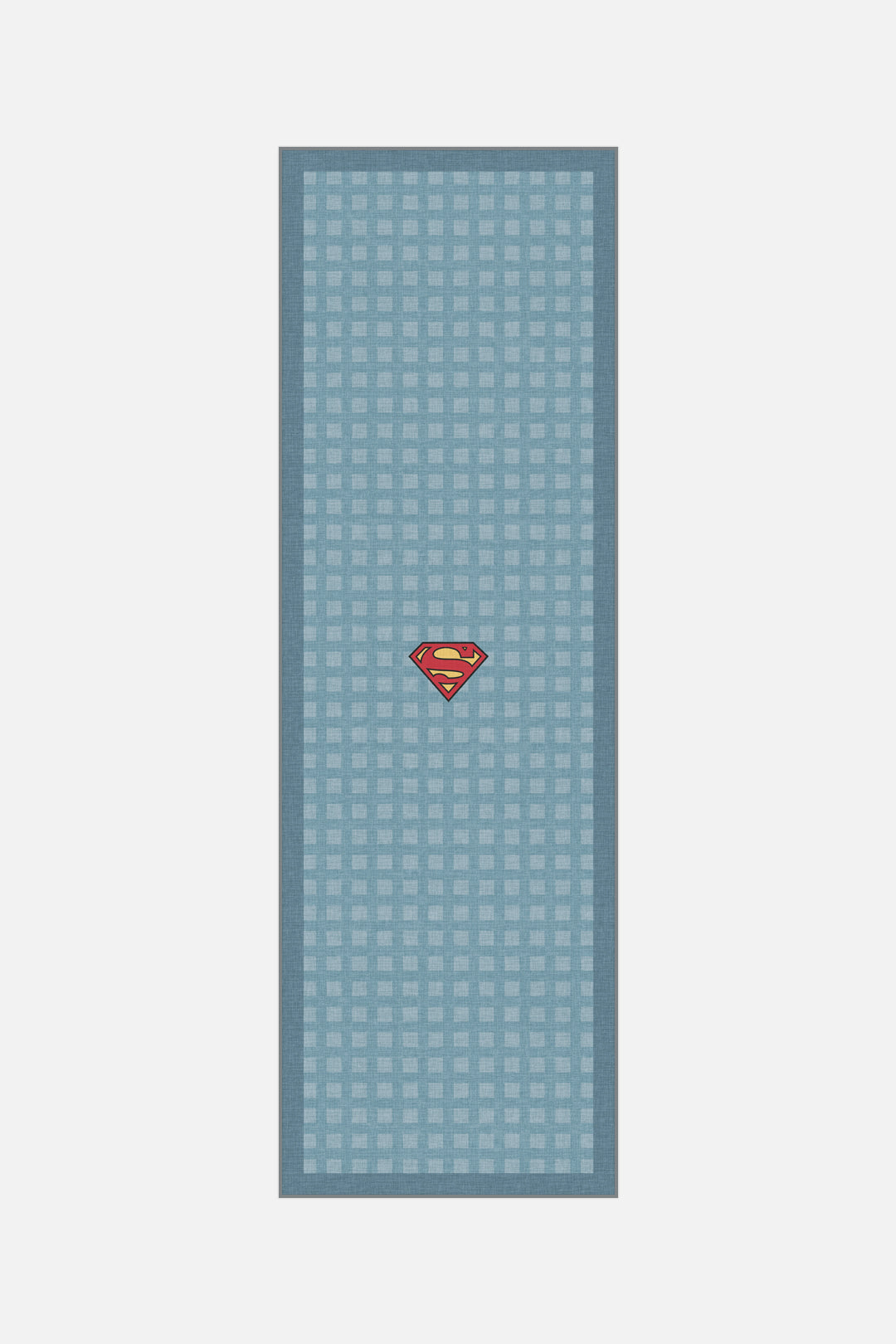 teppana-superman-gitter-blau-teppich-waschbarer-kinder-teppich-blau image 5