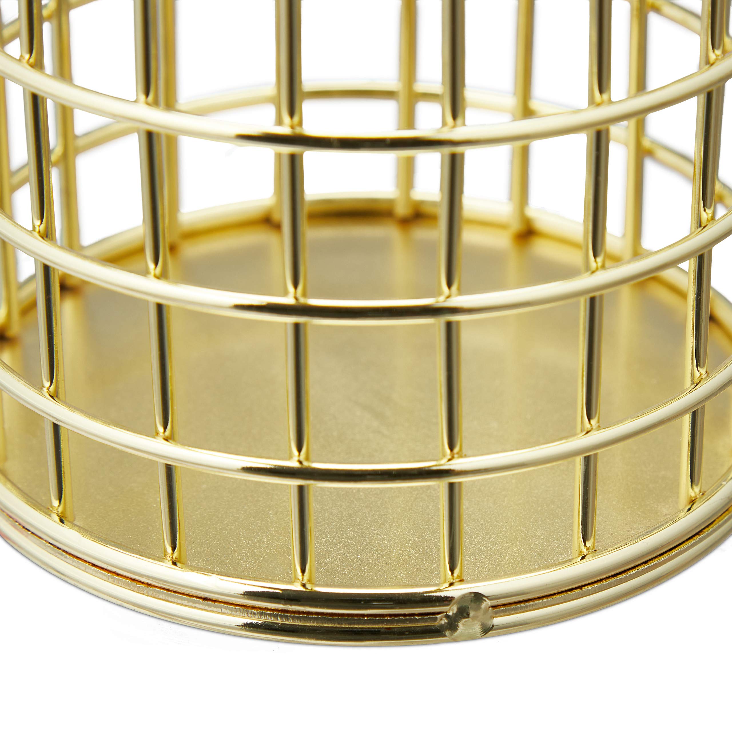 relaxdays-stiftehalter-draht-rund-10x8-cm-gold image 7