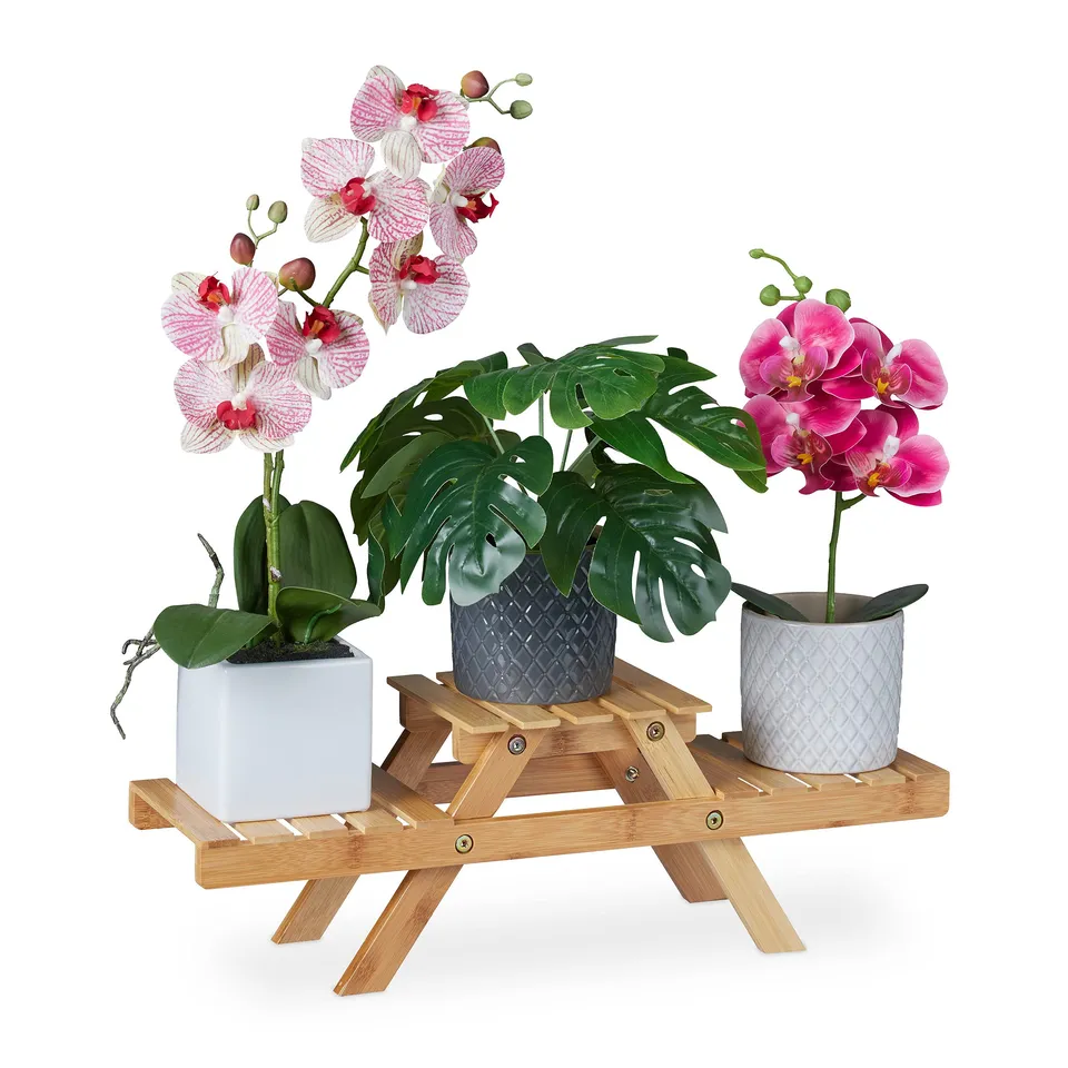 relaxdays-blumentreppe-bambus-mit-3-ablagen-17-x-51-5-x-15-cm-natur image 1