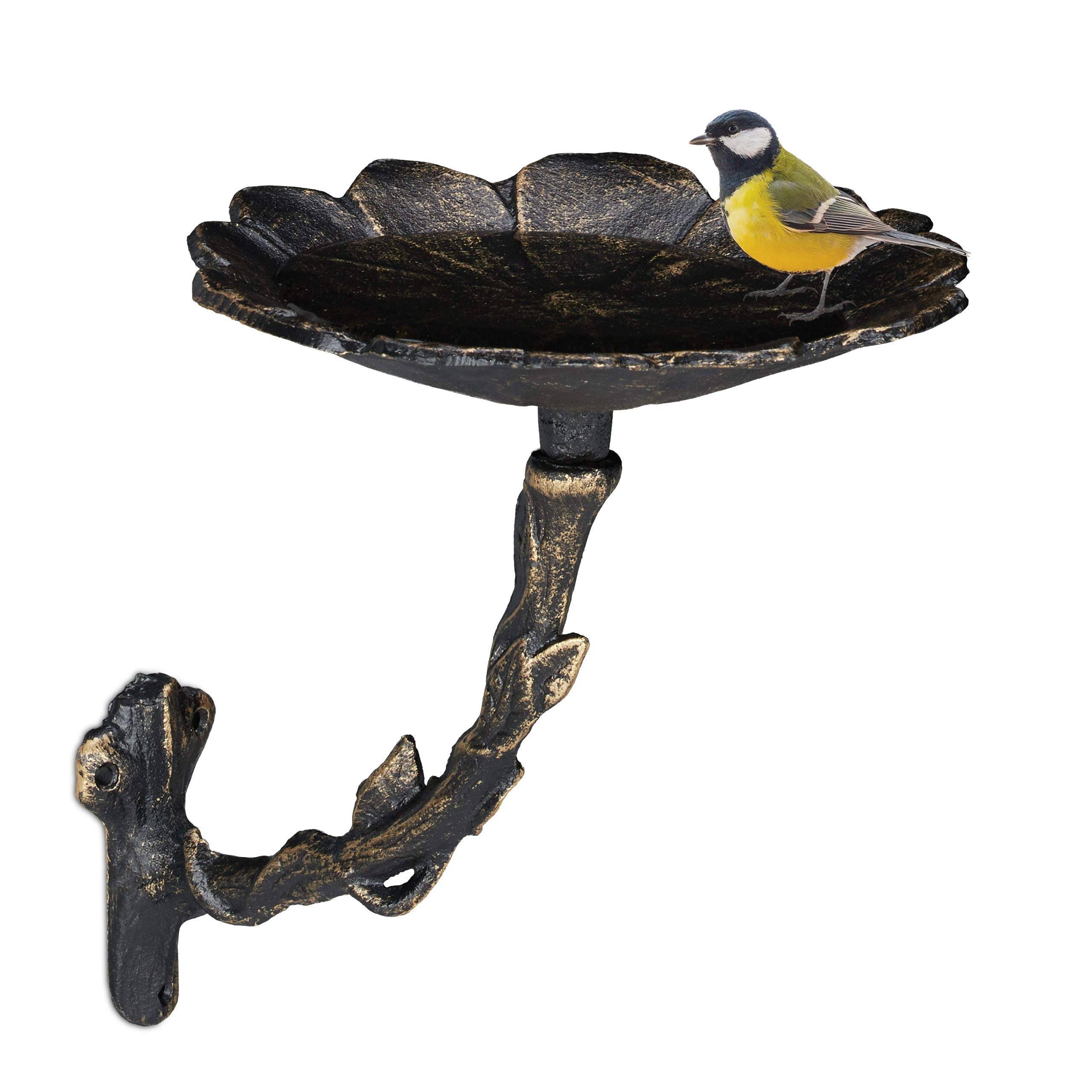 relaxdays-vogeltr-nke-bl-te-gusseisen-bronze-wandmontage image 1