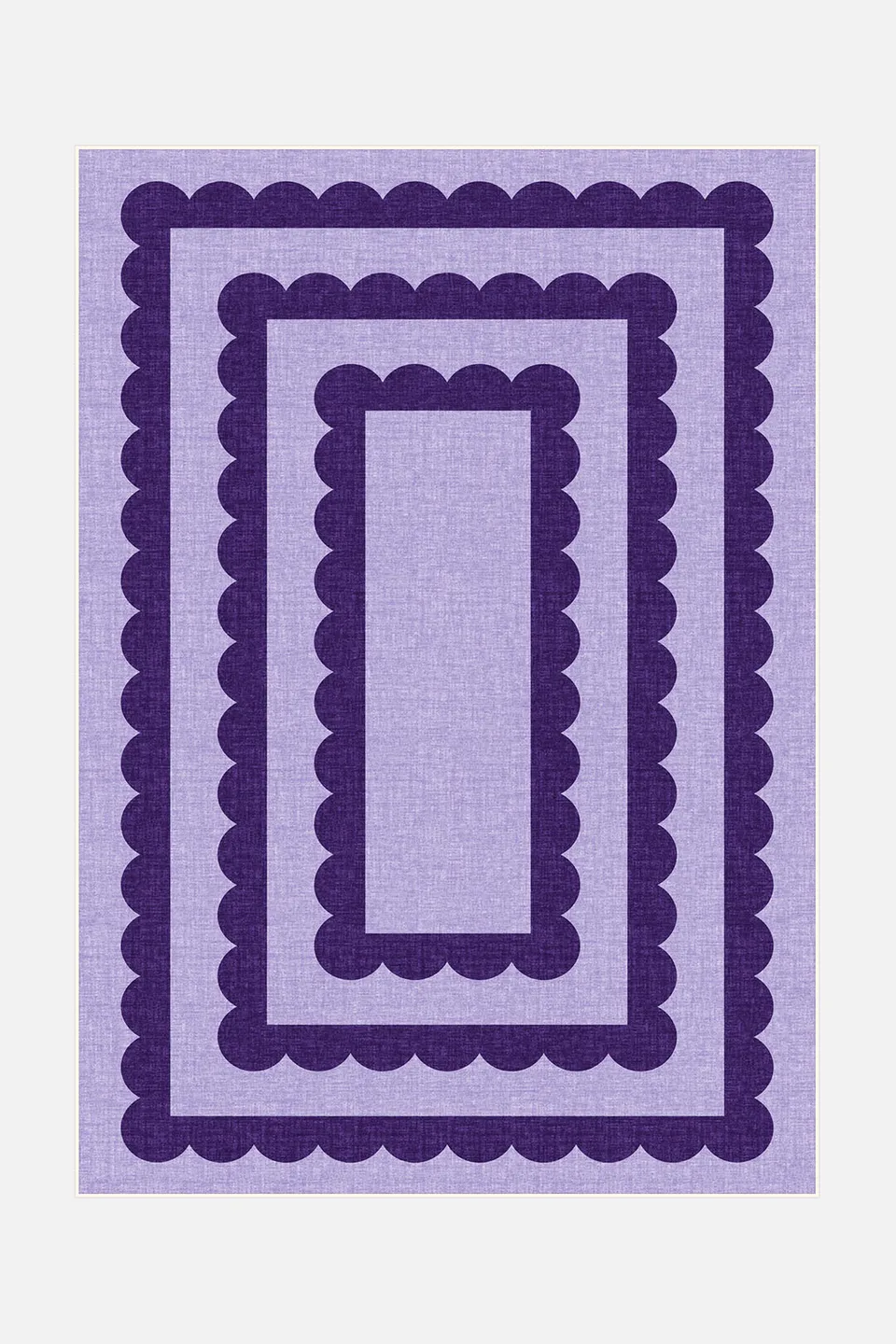 teppana-ellie-flieder-teppich-waschbar-geometrisch image 1