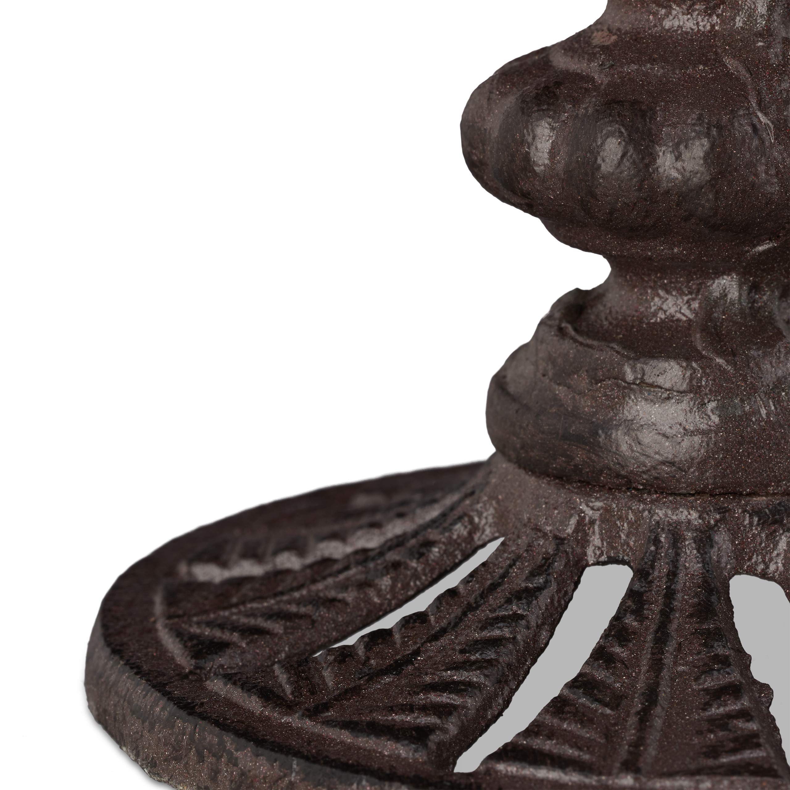 relaxdays-vogeltr-nke-gusseisen-stehend-muschel-24-5-x-22-x-18-cm-braun-bronze image 6