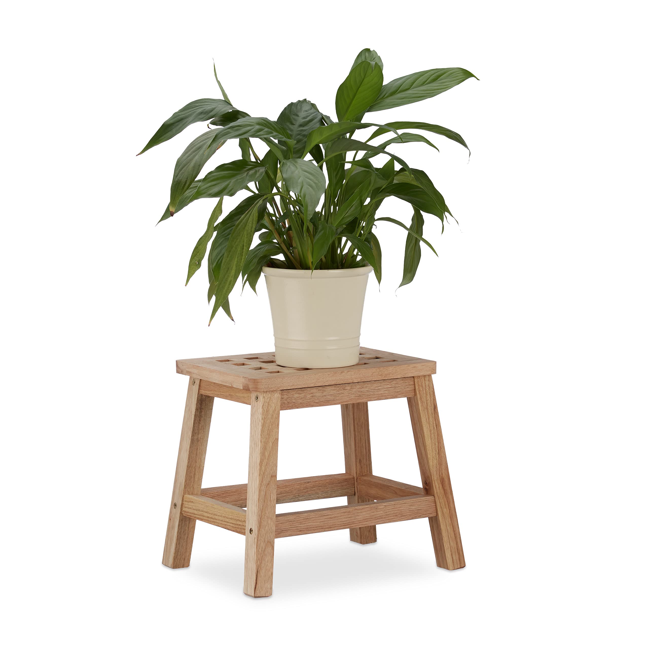 relaxdays-tritthocker-holz-fu-bank-naturholz-25-5-x-29-5-x-22-cm-natur image 1