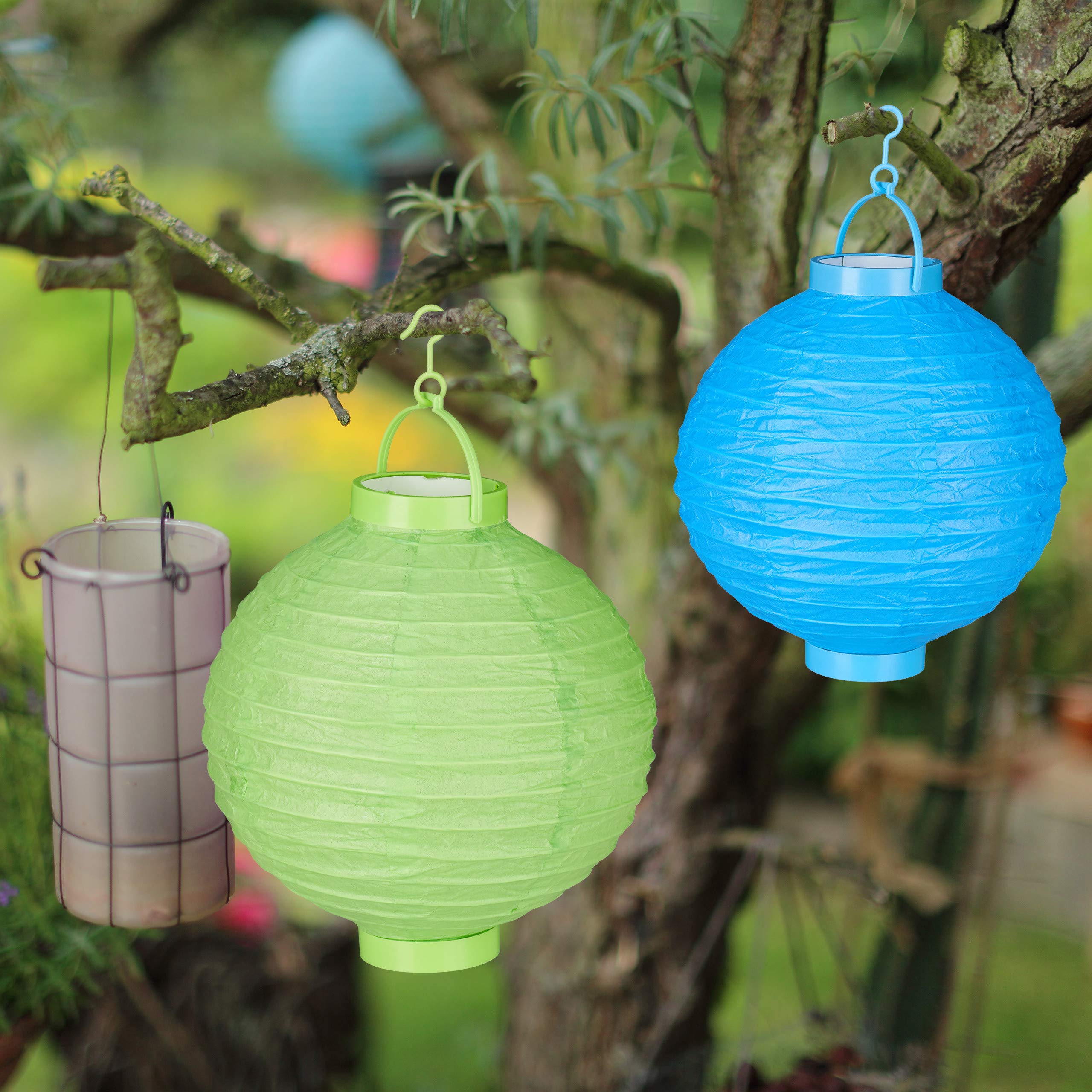 relaxdays-led-lampions-10er-pack-bunt-20-cm-batteriebetrieben image 2