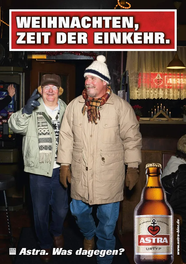 astra-bier-werbeplakat-din-a1-weihnachten-zeit-der-einkehr-kultposter-st-pauli image 1