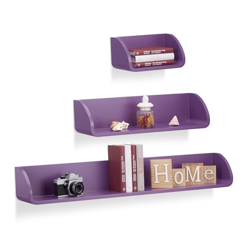 relaxdays-wandregal-3er-set-eckig-17cm-tiefe-h-ngeregal-mdf-violett image 7