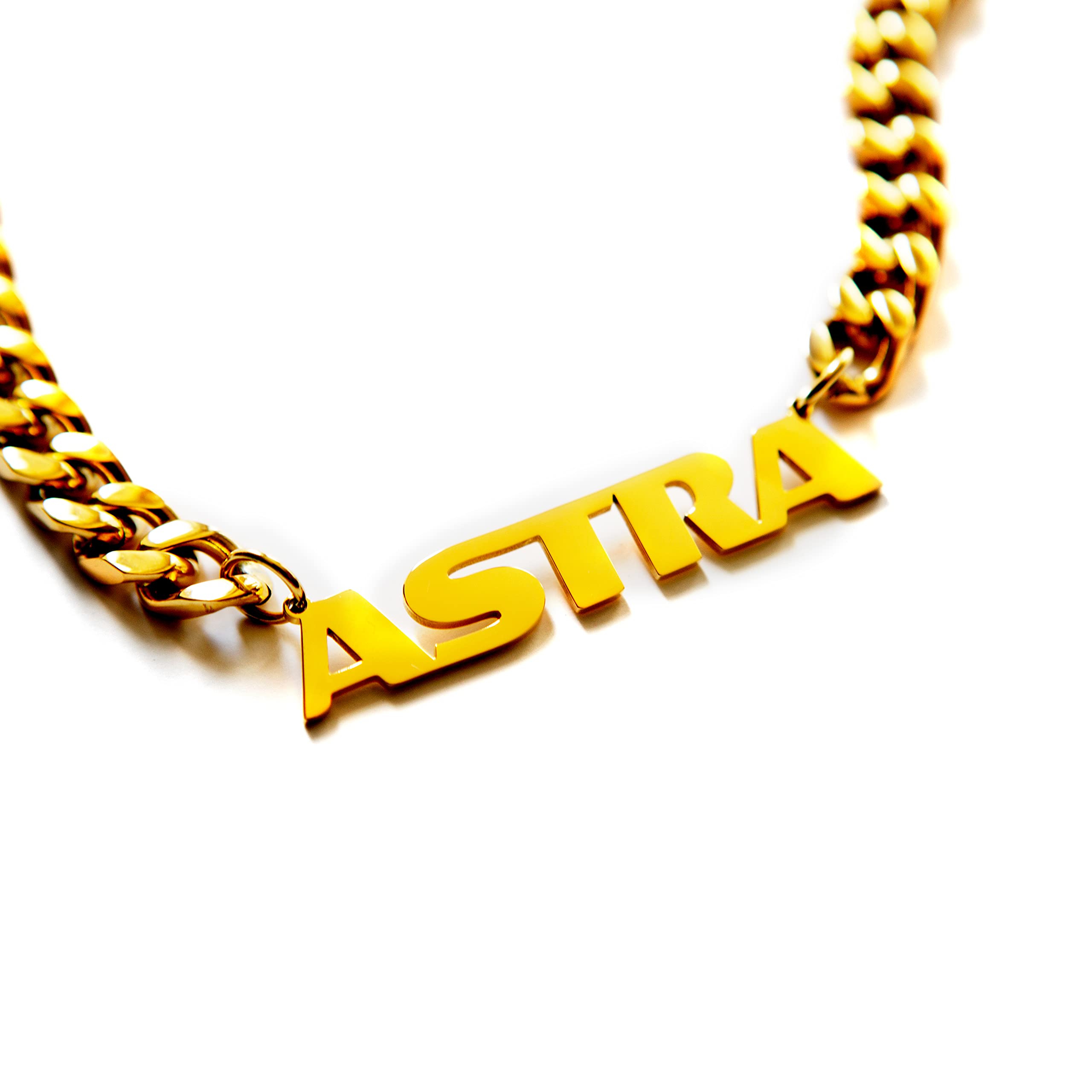 astra-halskette-gold-panzerkette-edelstahl-60-cm-schriftzug image 1