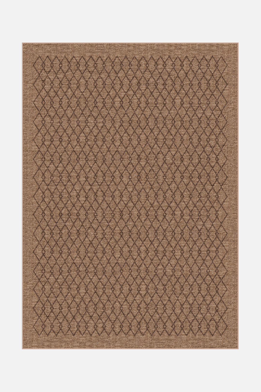 teppana-jute-haptik-maddie-mokka-teppich-waschbarer-jute-look-teppich image 1