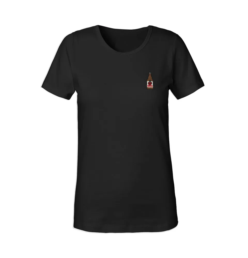 astra-x-fashion-drinks-t-shirt-damen-schwarz-100-bio-baumwolle image 1