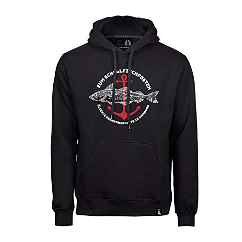 astra-hoodie-schellfischposten-unisex-schwarz-kapuzenpullover image 2